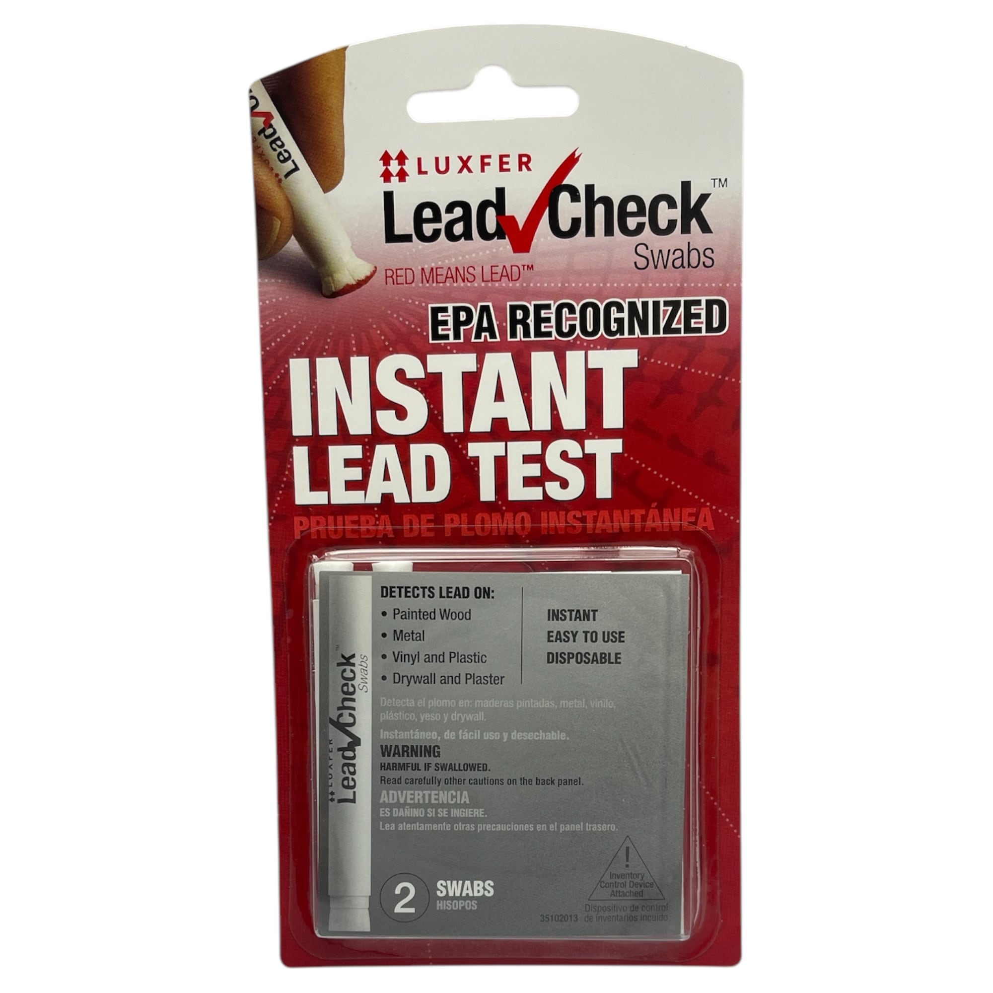 LeadCheck 35101101 Disposable Lead Test Kit