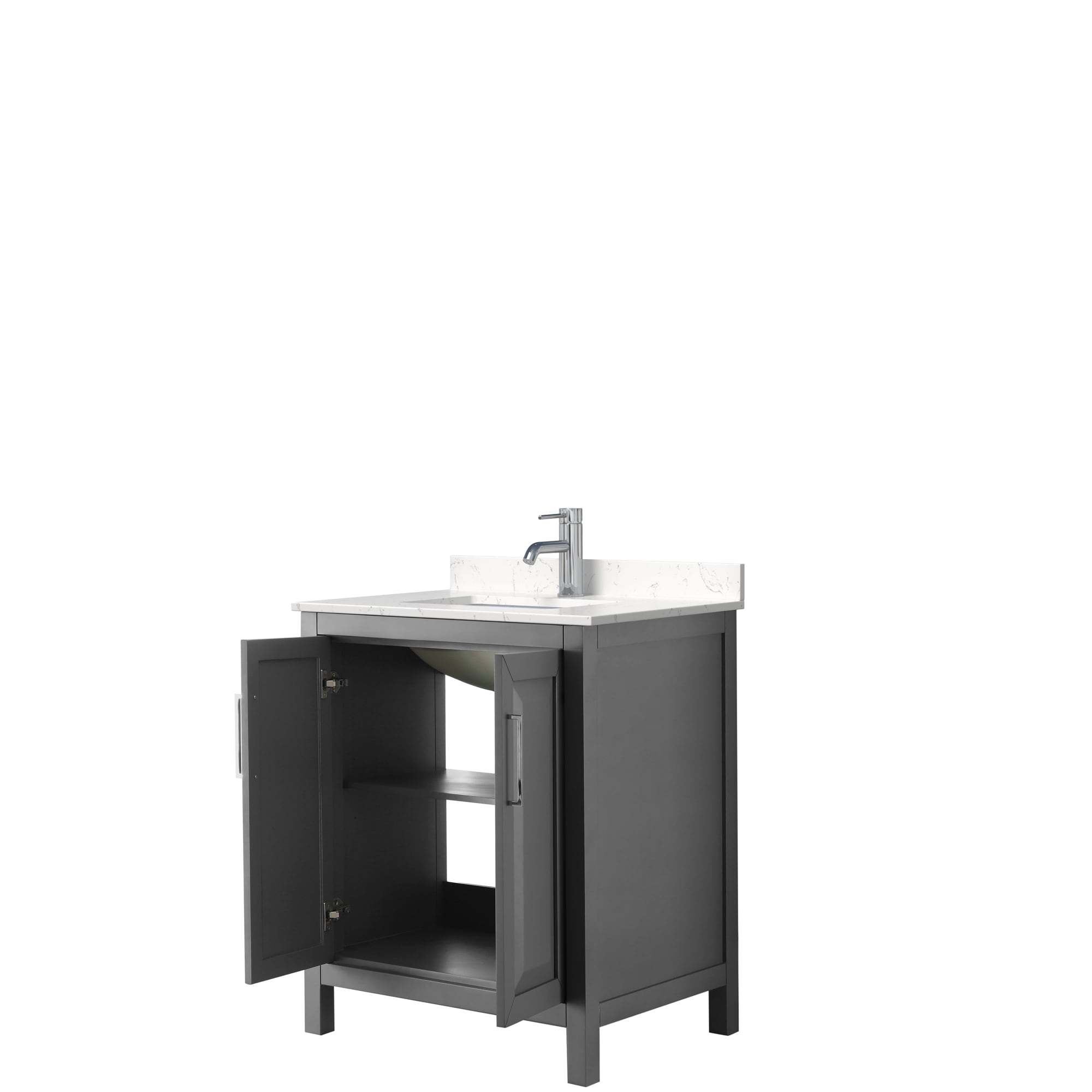 Wyndham Collection WCV252530SKGC2UNSMXX Bath-Vanity-Combo - View #2