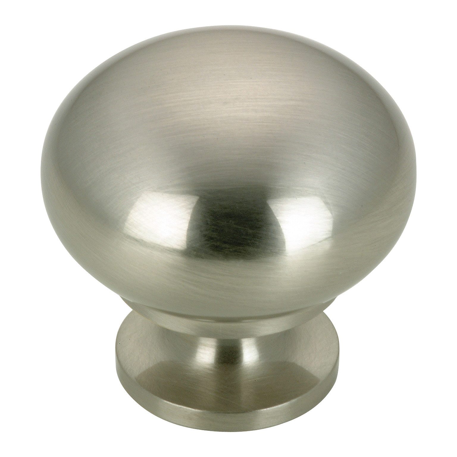 Richelieu BP3923175 Gatineau 1-1/4-in Brushed Nickel Mushroom Traditional Cabinet Knob