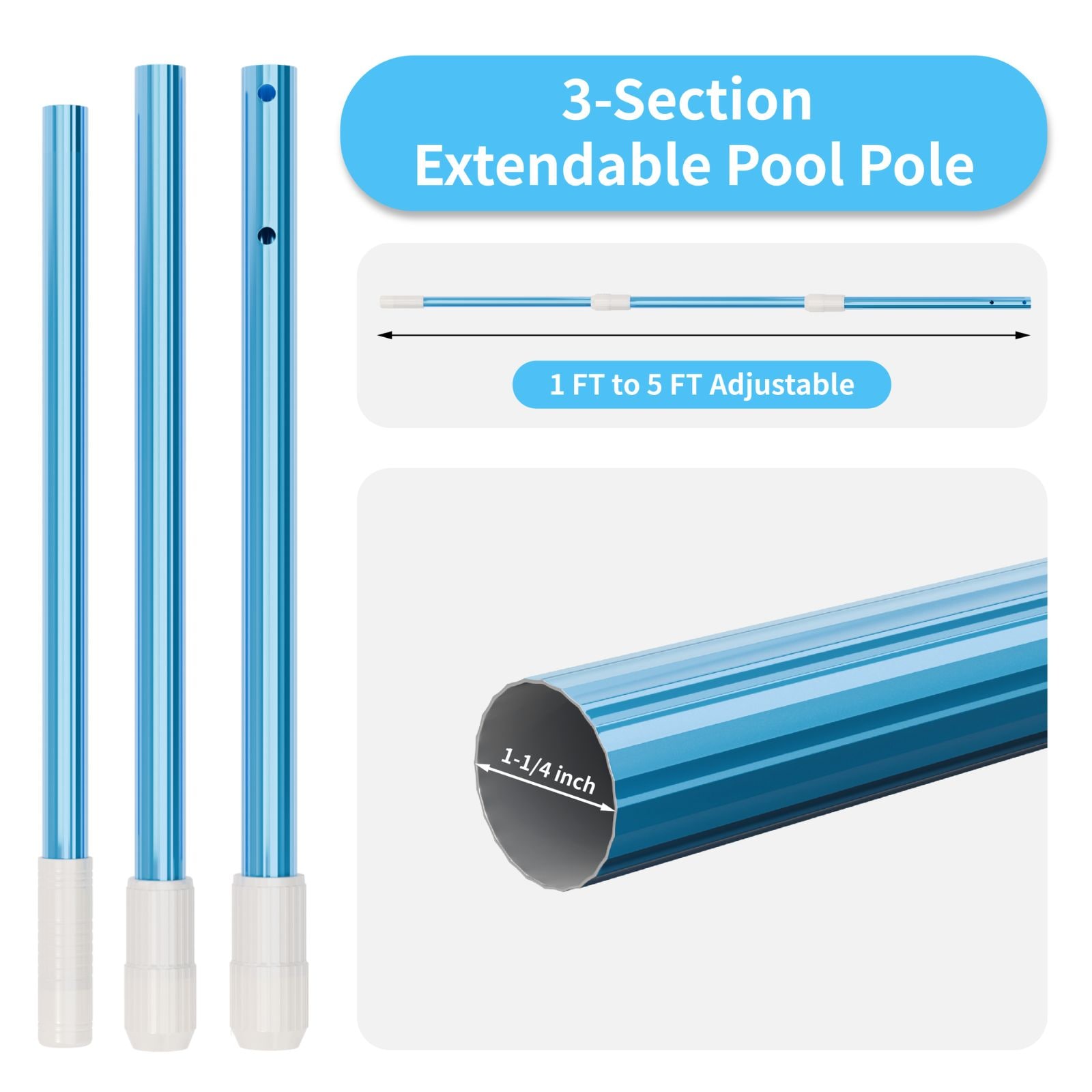 Outopee LWO1G58000684 Pool-Vac-Brush-Skim-Parts - View #4