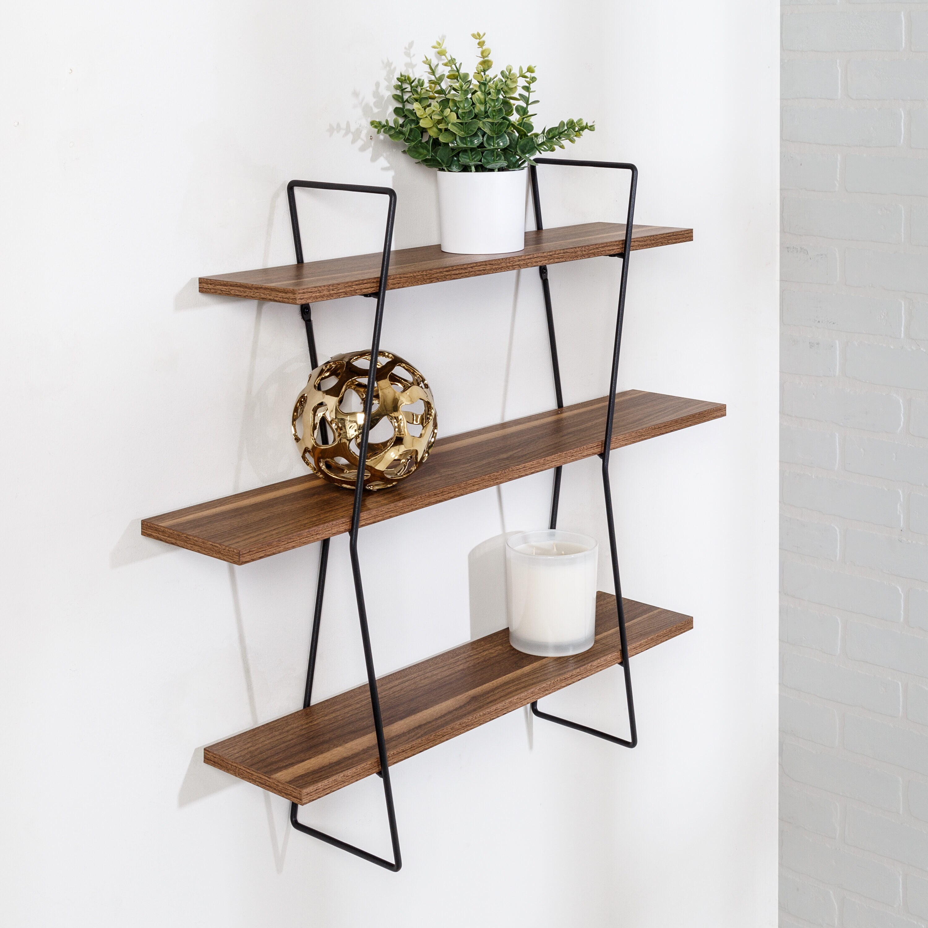 Honey-Can-Do SHF-09344 Wall-Mounted-Shelving - View #6