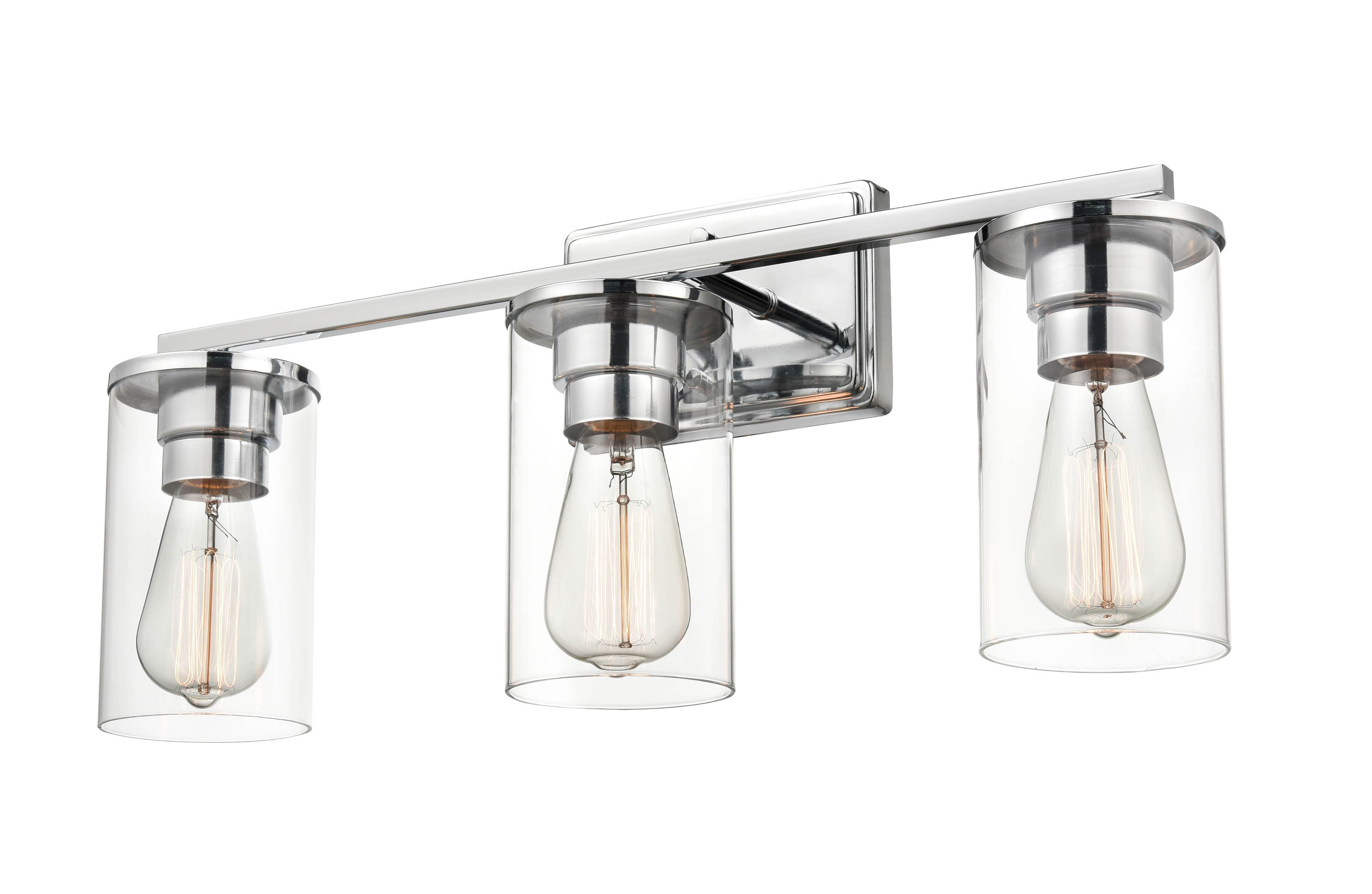 Millennium Lighting Verlana 24-in 3-Light Polished Chrome Traditional ...