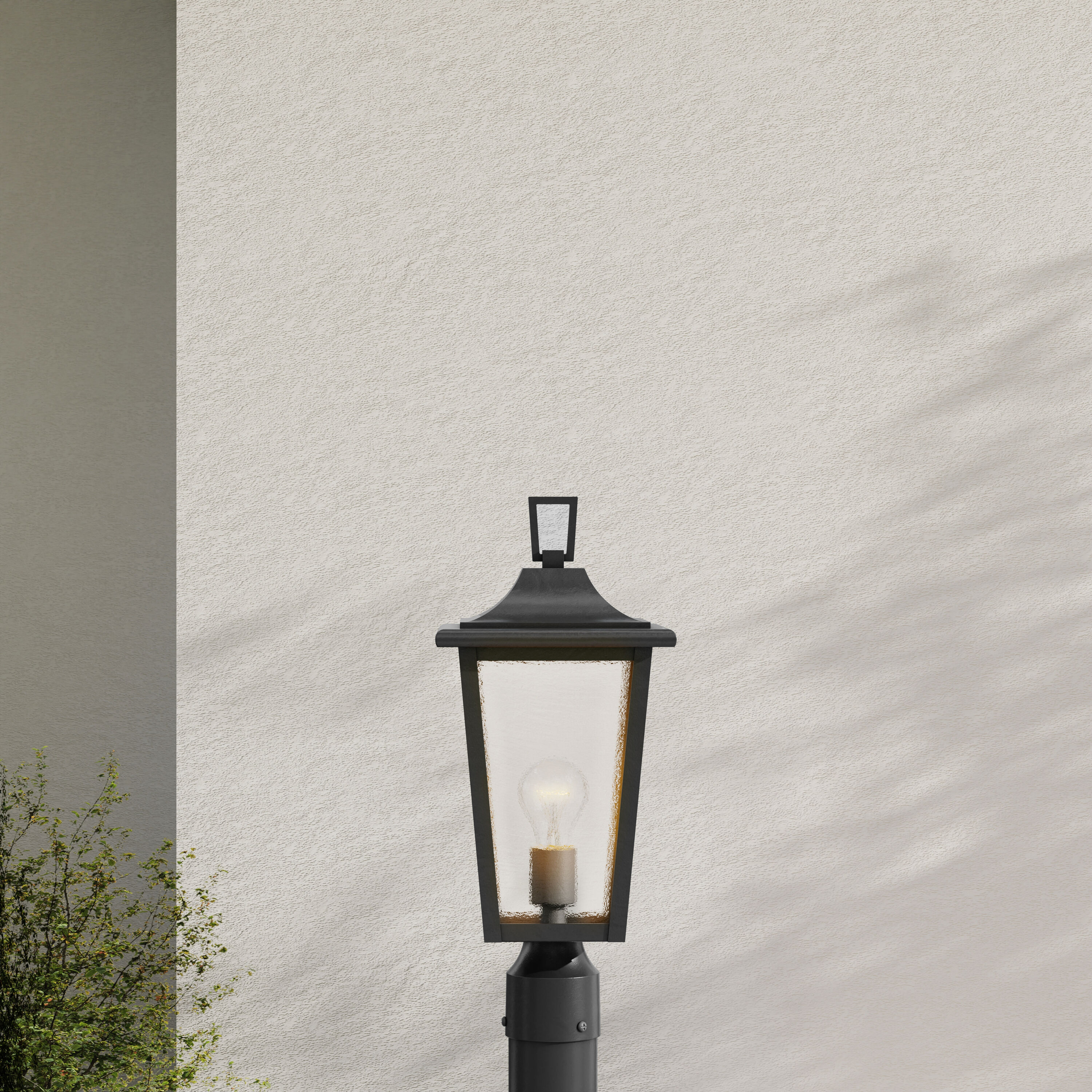 Progress Lighting P540093-031 Padgett 18.5-in Textured Black Traditional Outdoor Light post lantern