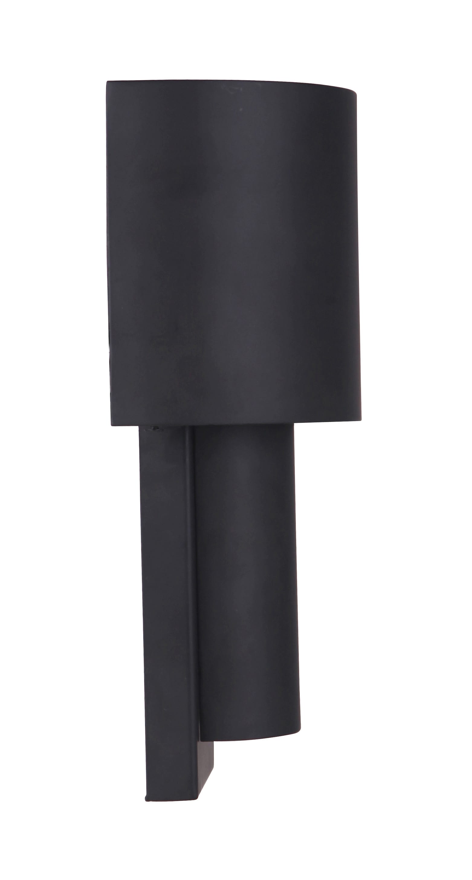 Midnight Black Aluminum Dimmable LED Wall Sconce