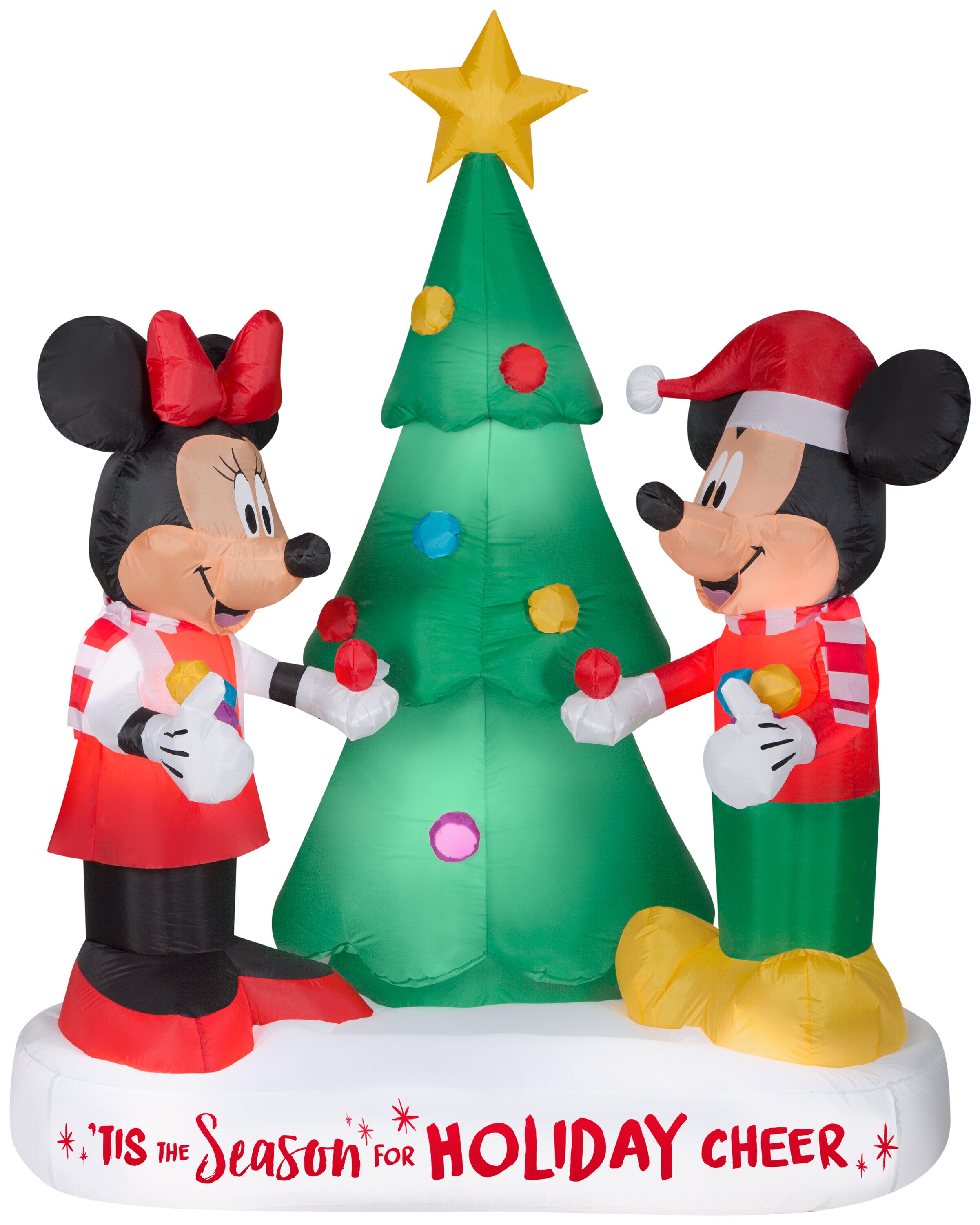 Gemmy Mickey Mouse & Friends Christmas Decorations At Lowes.com