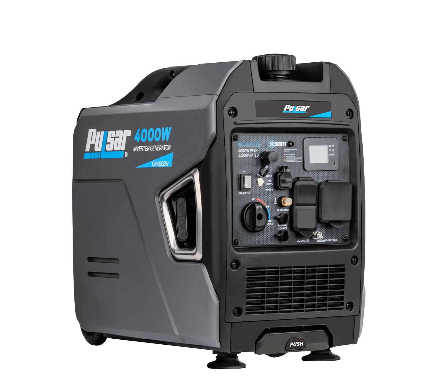 Pulsar Products GX400BN 4000 -Watt Dual Fuel (Gasoline/Propane) Inverter Generator