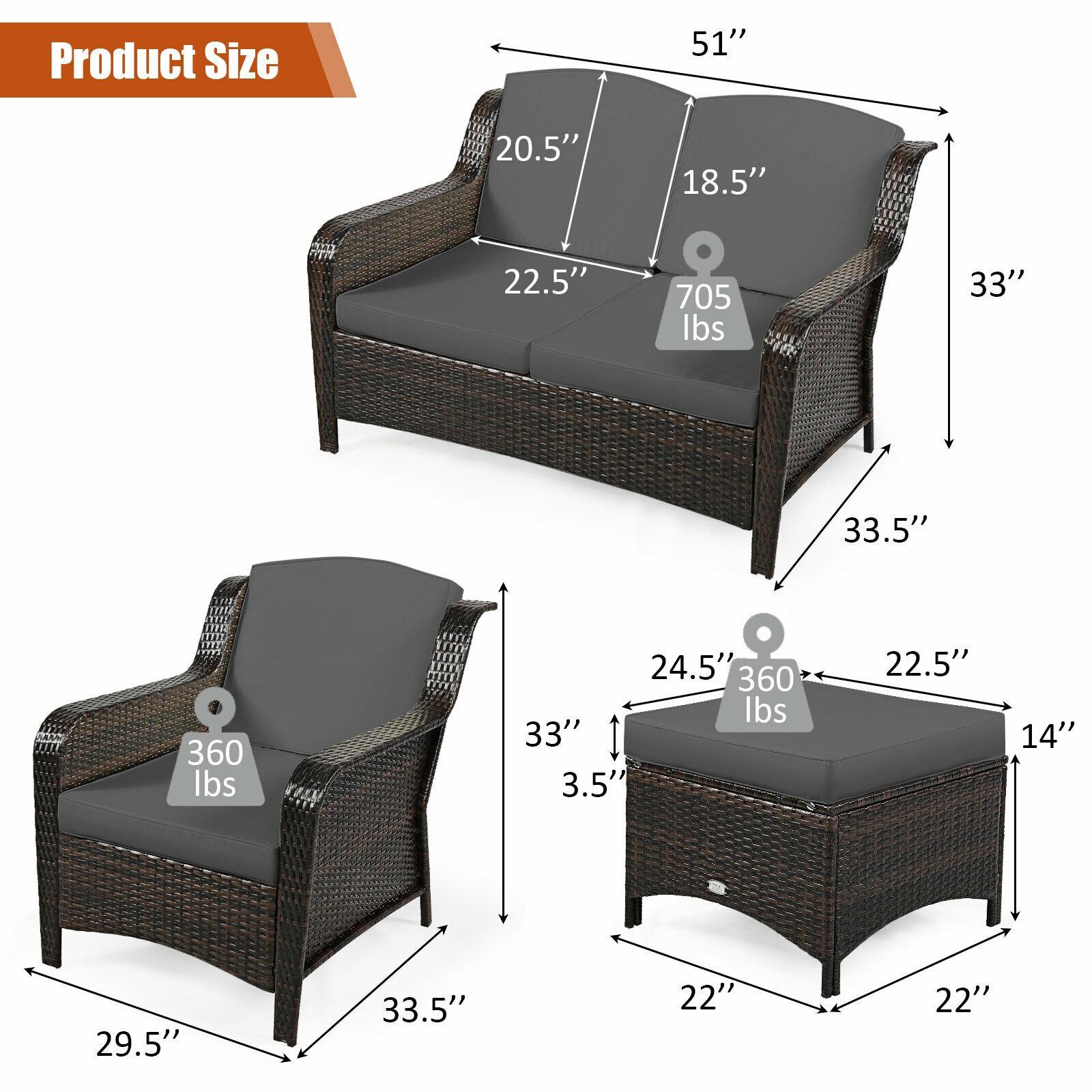 BABOOM BOM-702AGR+-CO Patio-Conversation-Sets - View #7