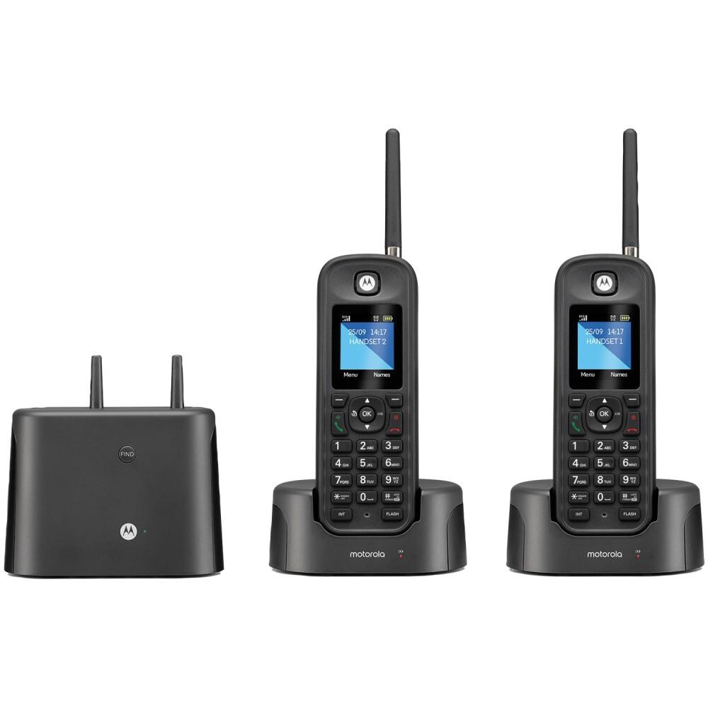 MOTOROLA O212 Digital Cordless Telephone with Digital Answering Machine (2 Handsets)