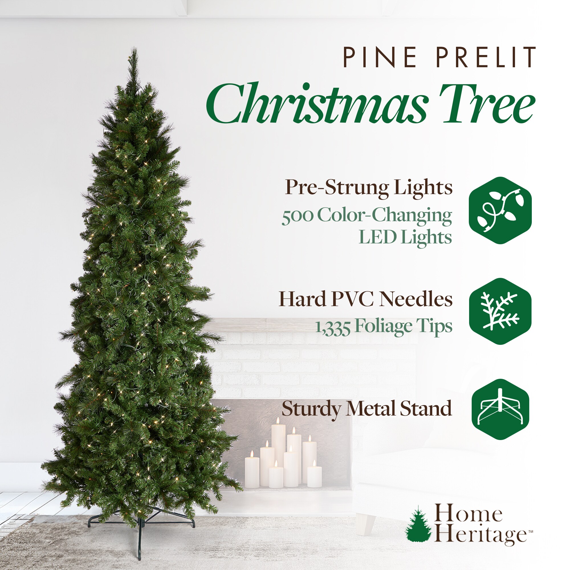 Home Heritage 83740 Artificial-Christmas-Trees - View #6