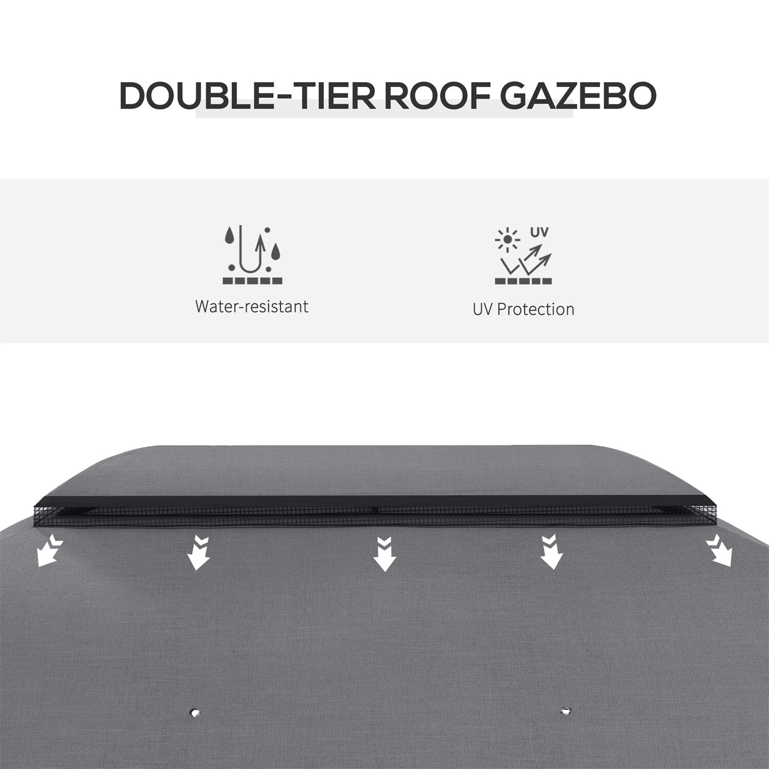 BABOOM BOM-P174240-OR Wood-Resin-Gazebos - View #4