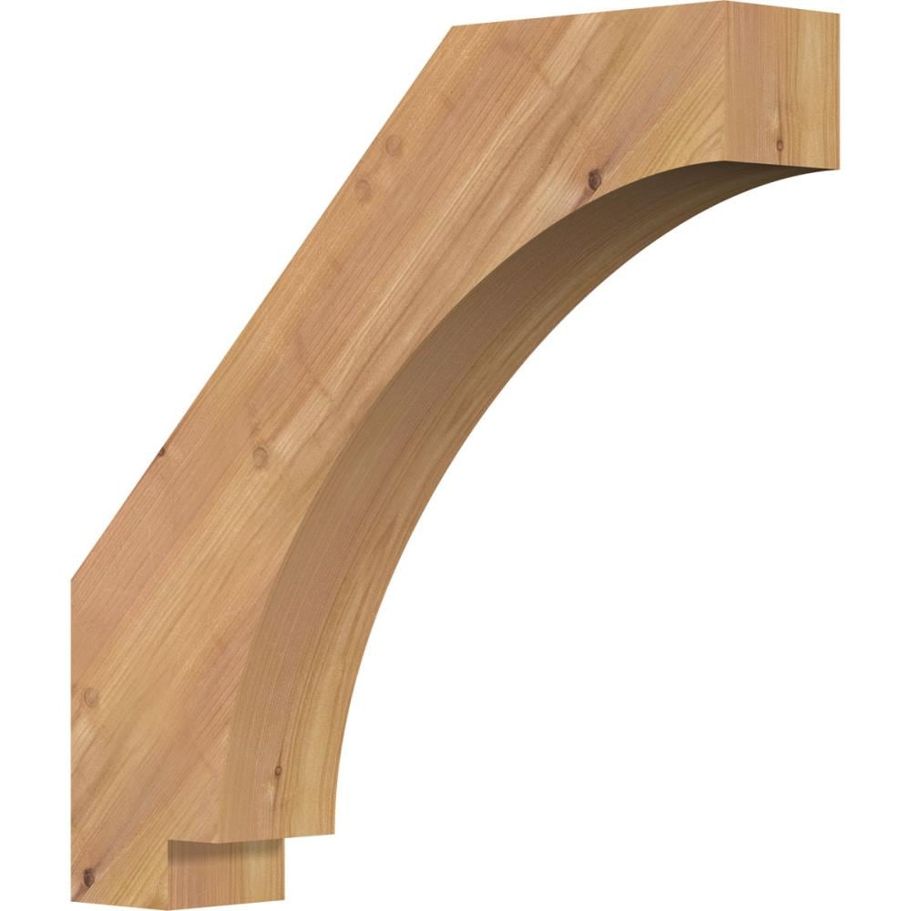 Ekena Millwork BRC04X18X18IMP00SWR 3-1/2-in x 18-in x 18-in Western Red Cedar Unfinished Wood Imperial smooth