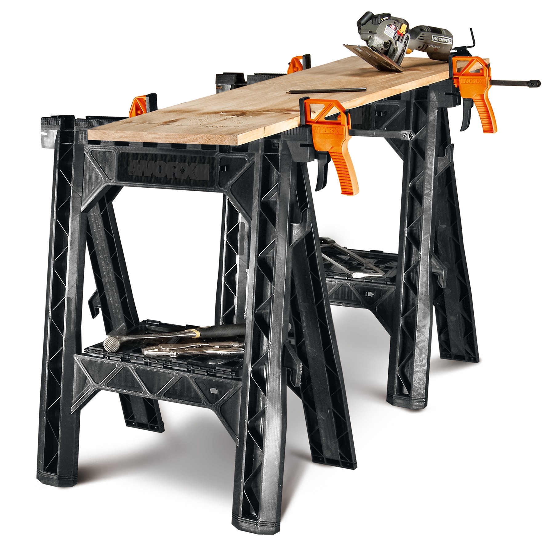 WORX 27-in W x 32-in H Abs Saw Horse (1000-lb Capacity) in the Saw