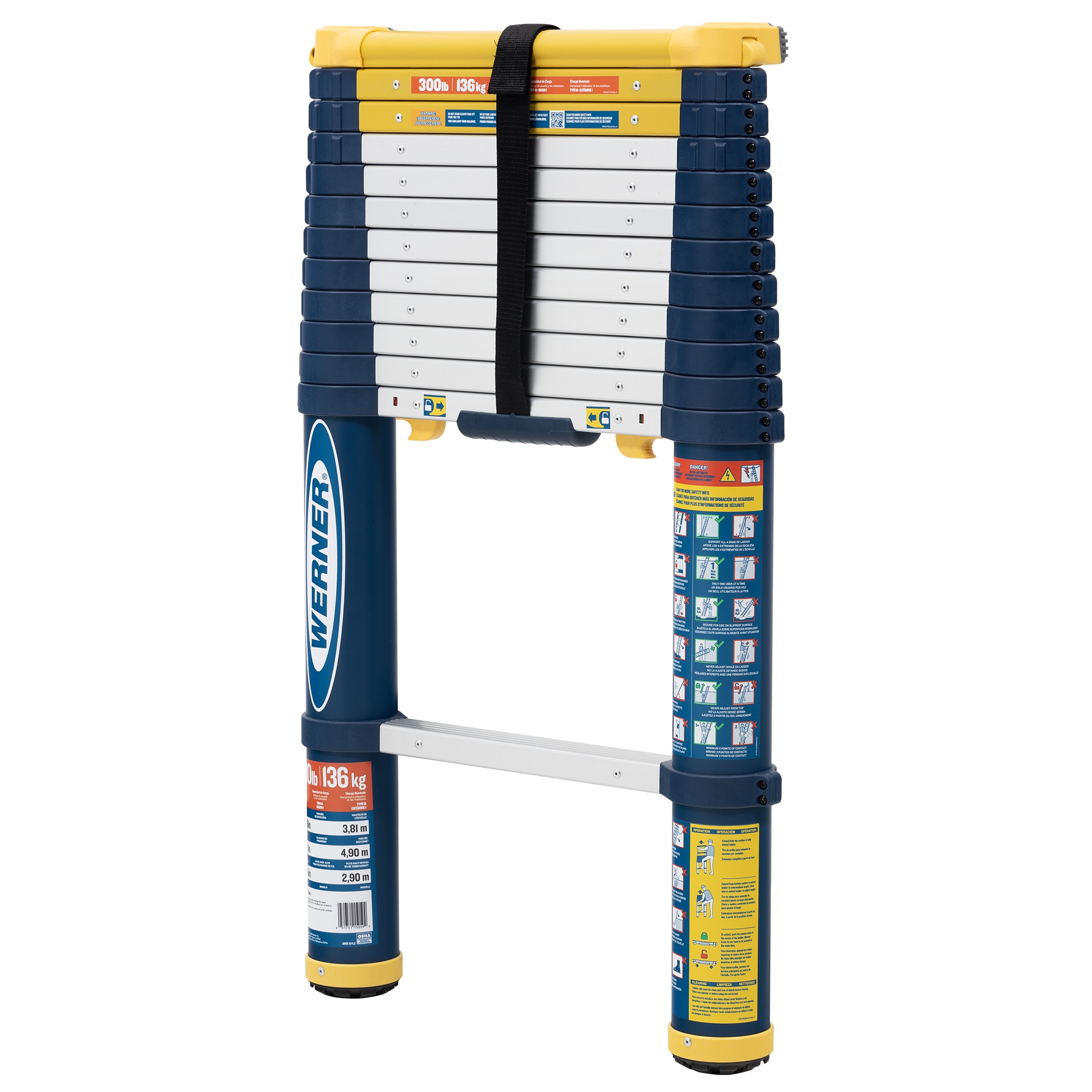 Werner TS1250 Extension-Ladders - View #3