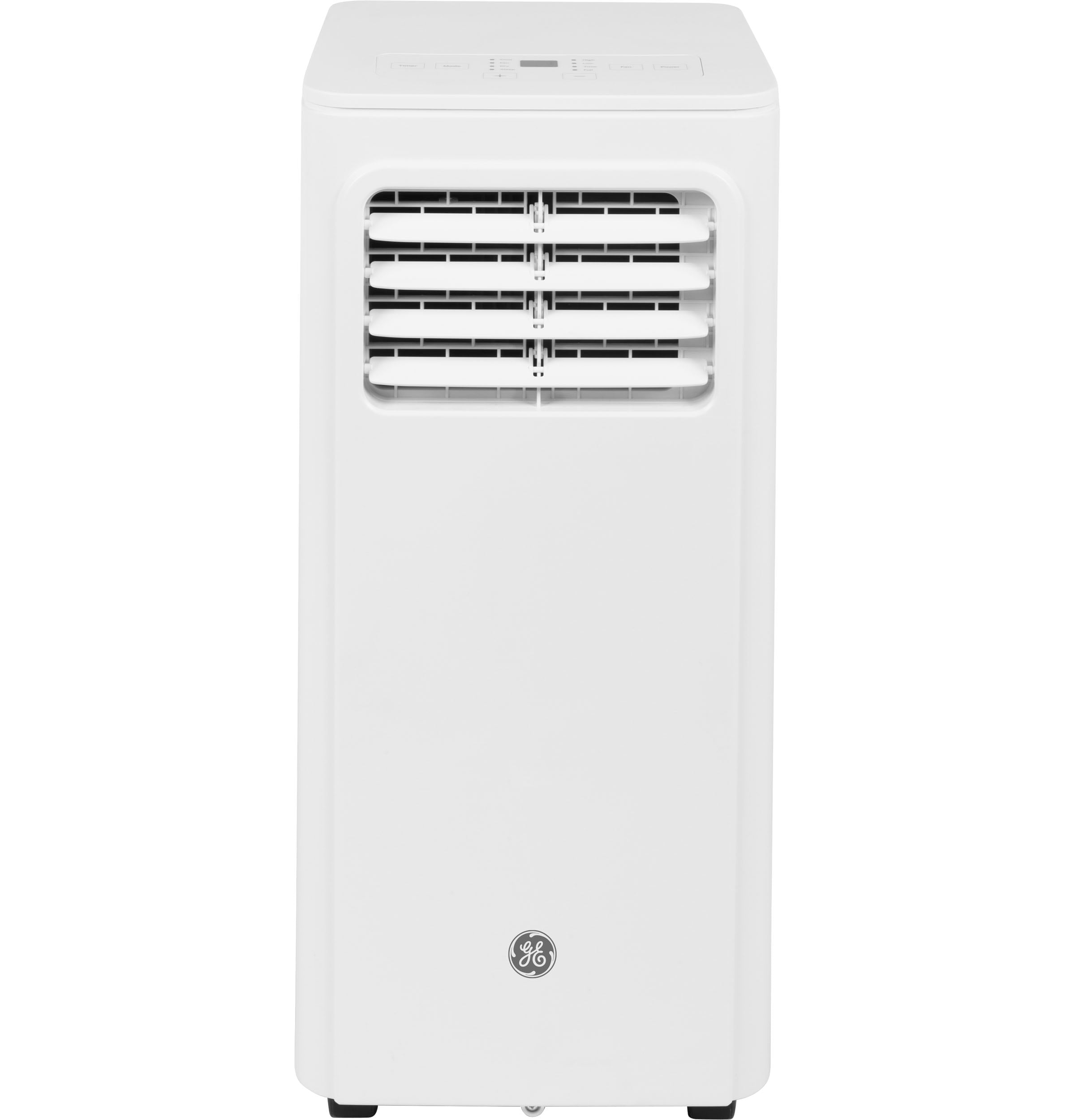 GE 5300-BTU DOE (115-Volt) White Vented Portable Air Conditioner with Remote Cools 150-sq ft