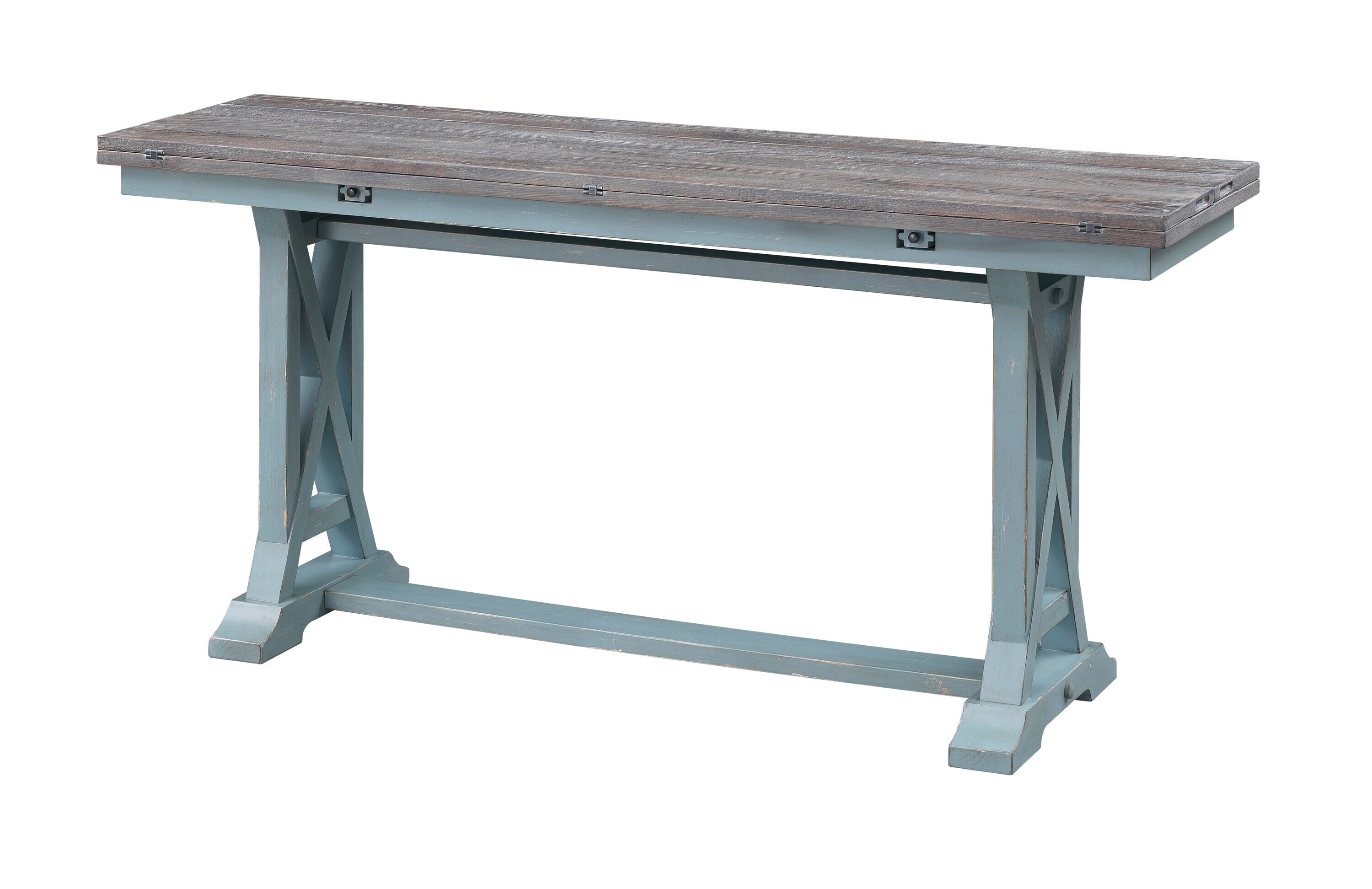 Coast to Coast 40304 Bar Harbor Farmhouse Weathered Brown Console Table