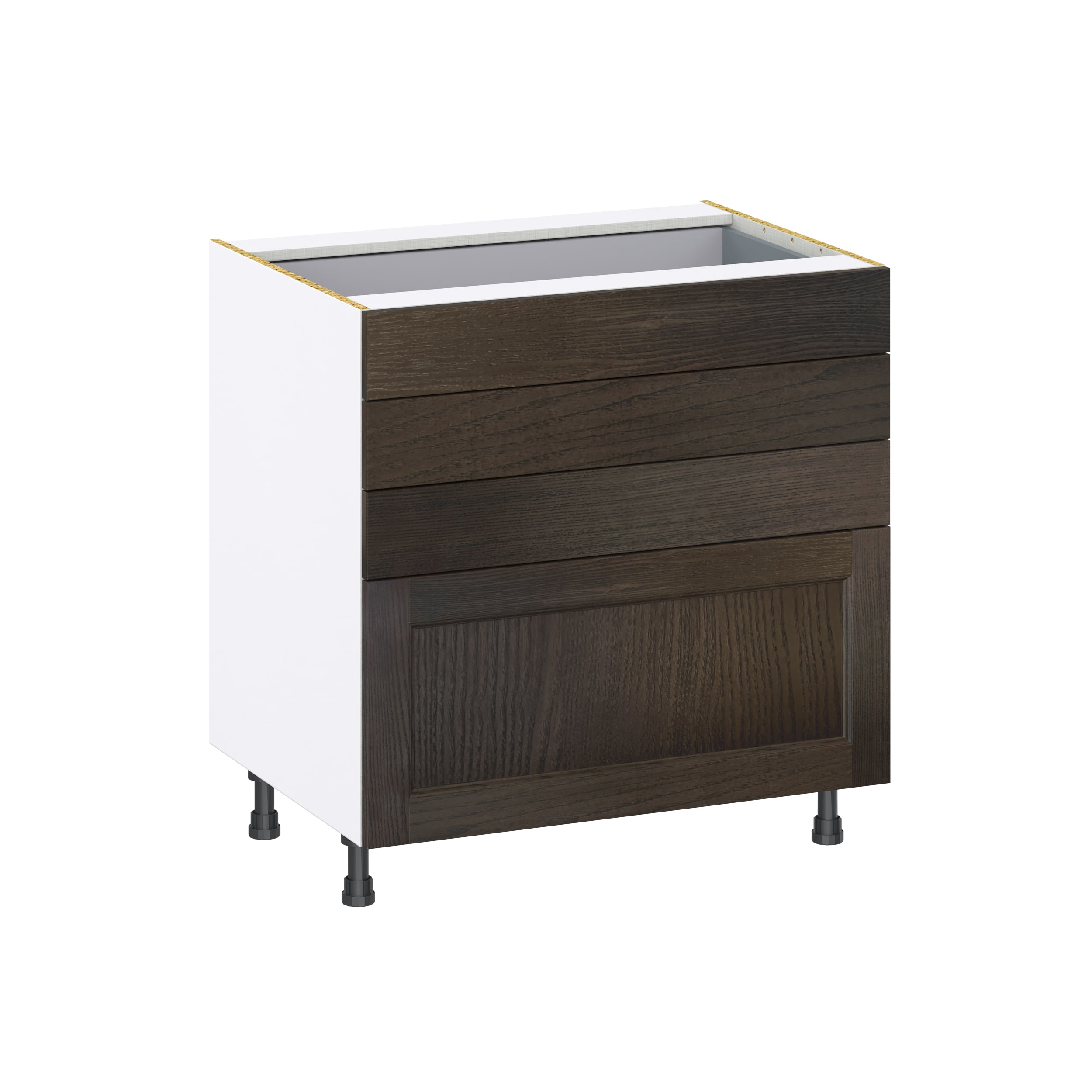 Hugo&Borg Montclaire 33-in W x 34.5-in H x 24-in D Wood Sink Base Fully Assembled Cabinet (Recessed Panel Shaker Style)