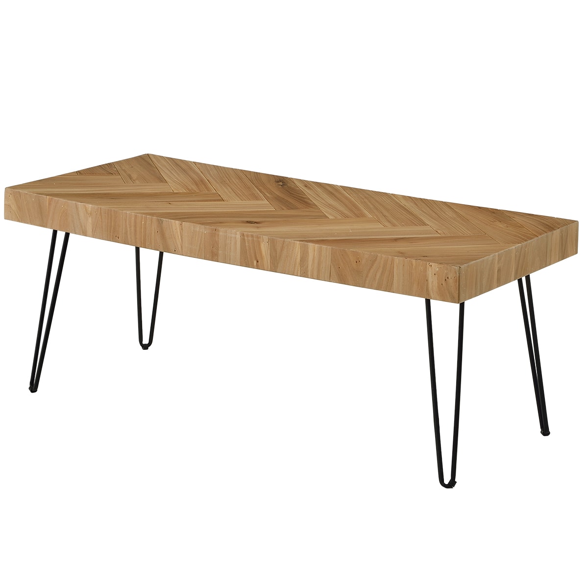 CASAINC TR-WF190111AAL Brown Wood Modern Coffee Table