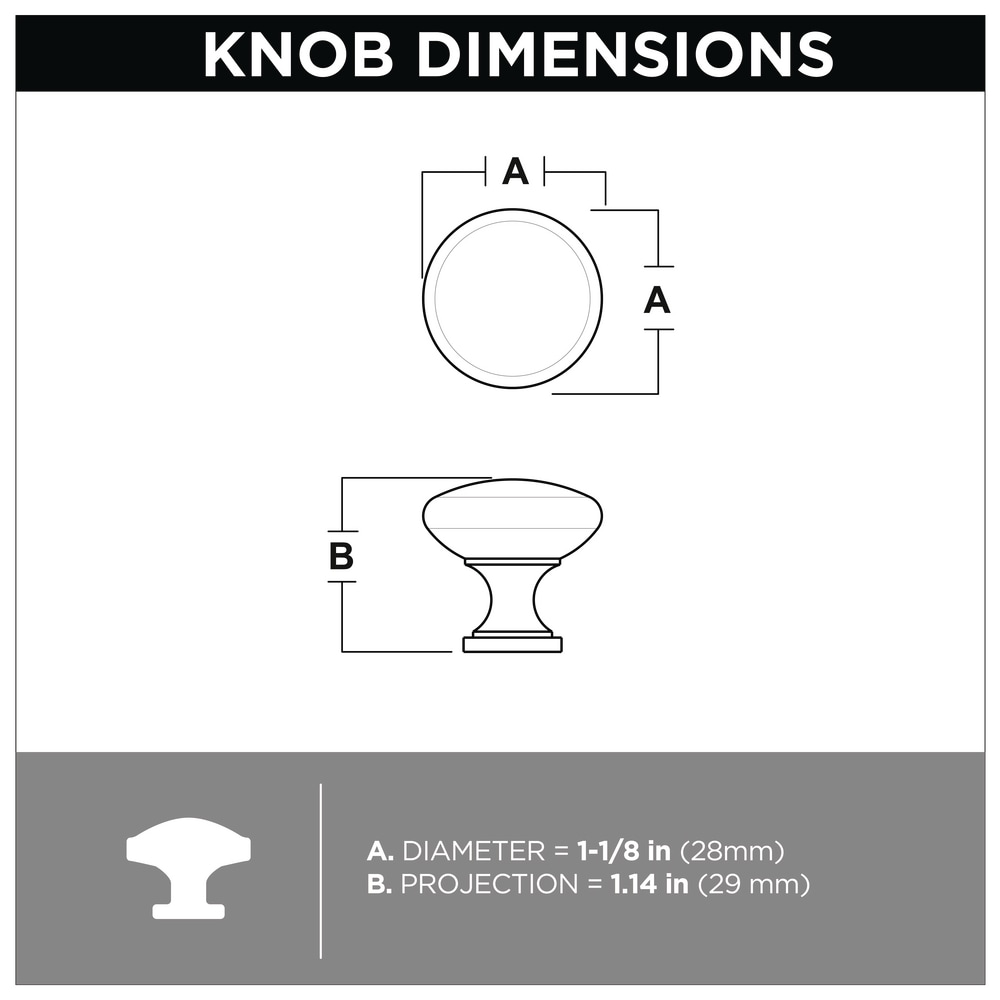 Brainerd P50154W-CO-SP Cabinet-Knobs - View #6