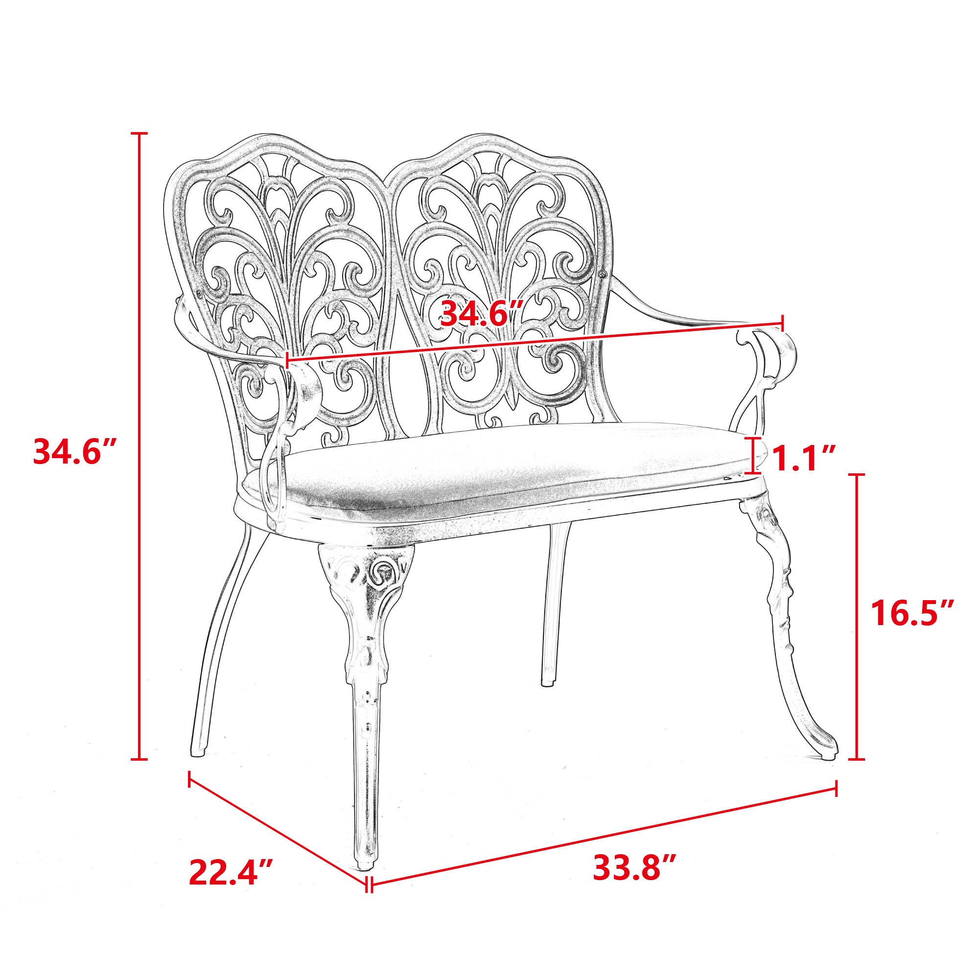 SINOFURN SYB670015DG benches - View #9