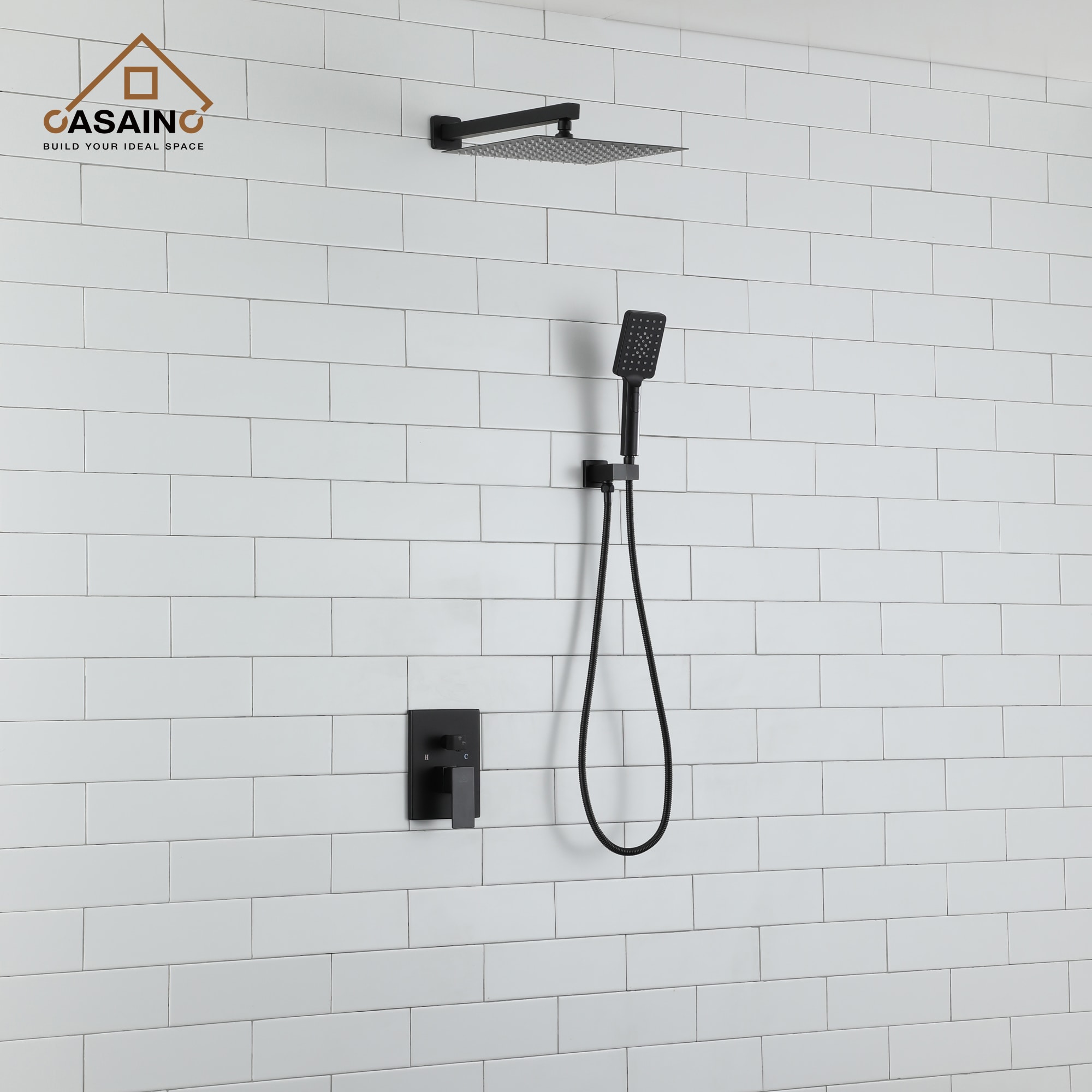 CASAINC OY-98A1202-MB Showerhead-Bar-Panels - View #3
