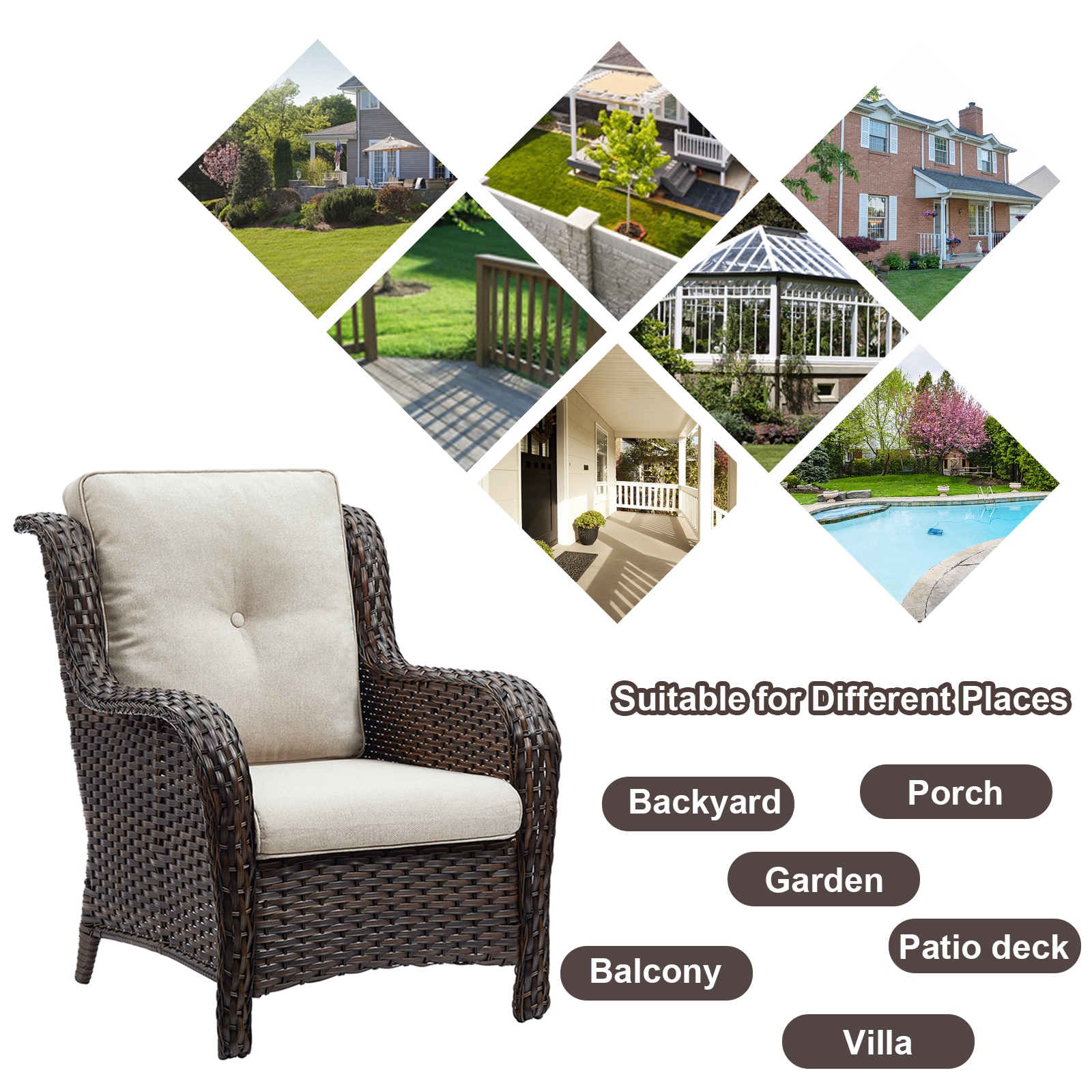 Jeehope PA006-2 Patio-Chairs - View #6