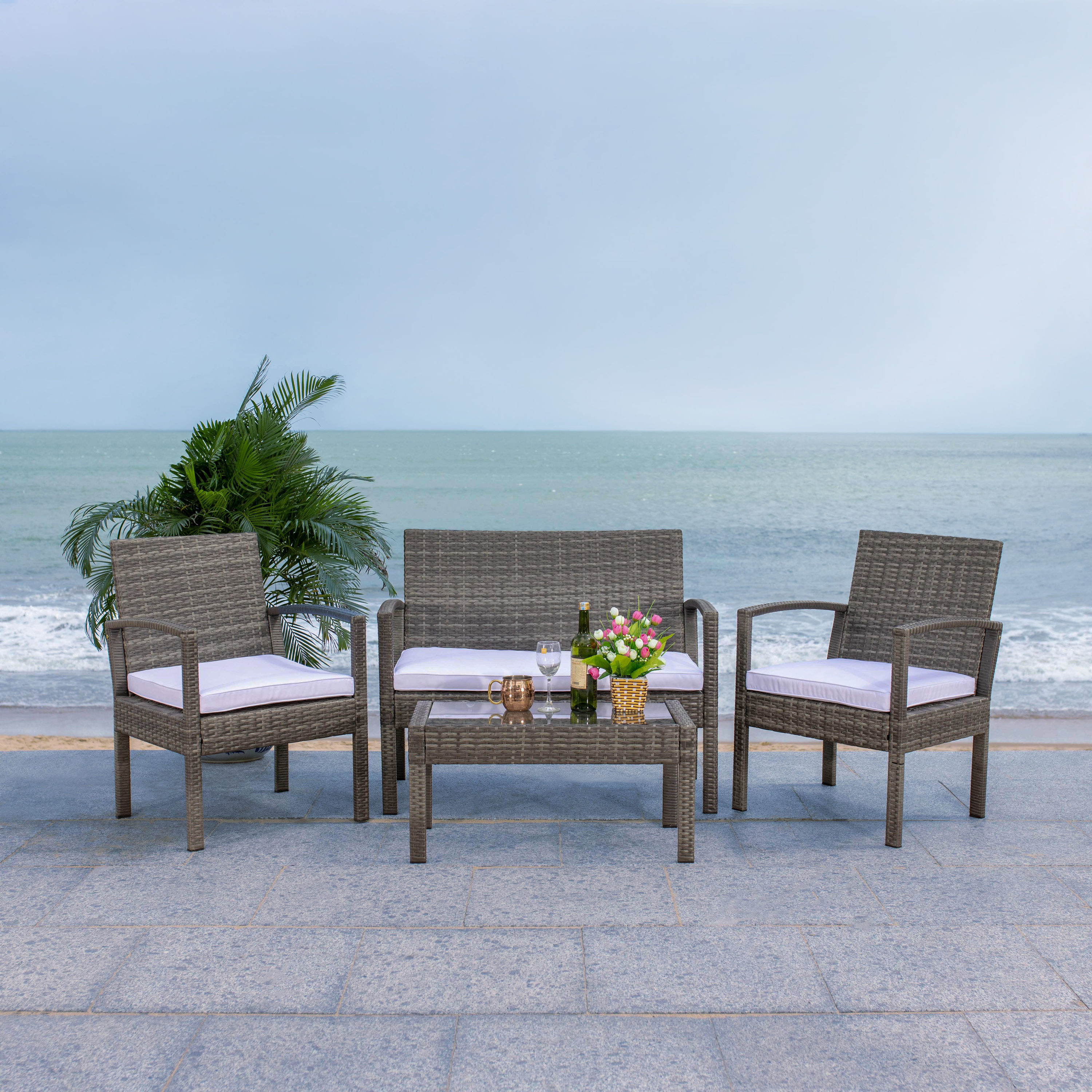 Safavieh PAT7507C Patio-Conversation-Sets - View #3