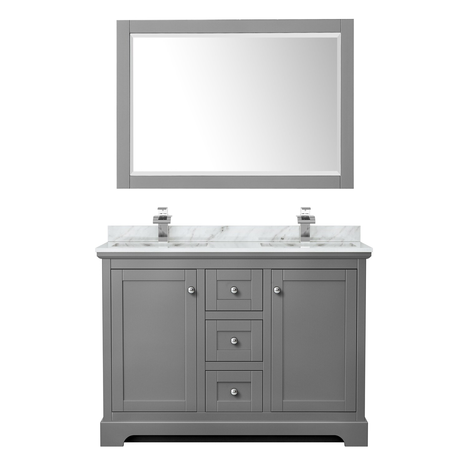 Wyndham Collection WCV232348DKGCMUNSM46 Bath-Vanity-Combo - View #3
