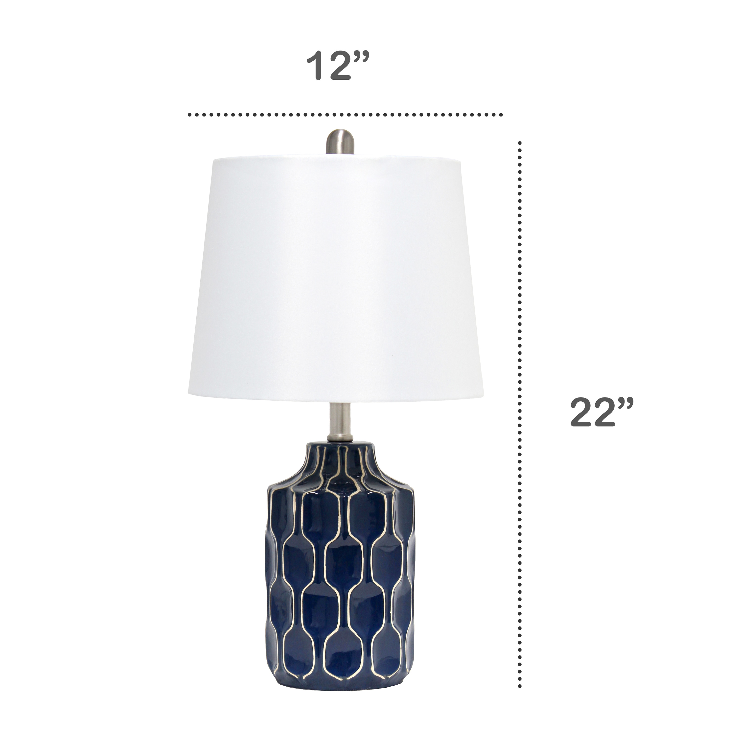Lalia Home LHT-1022-BL Table-Lamps - View #3