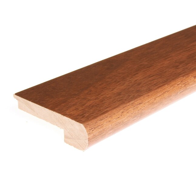 Flexco Solid Wood Stair Nose 2.75-in x 78-in Brazilian Cherry Prefinished Brazilian Cherry Stair Nosing Flexco Solid Wood Stair Nose 2.75-in x 78-in Brazilian Cherry Prefinished Brazilian Cherry Stair Nosing