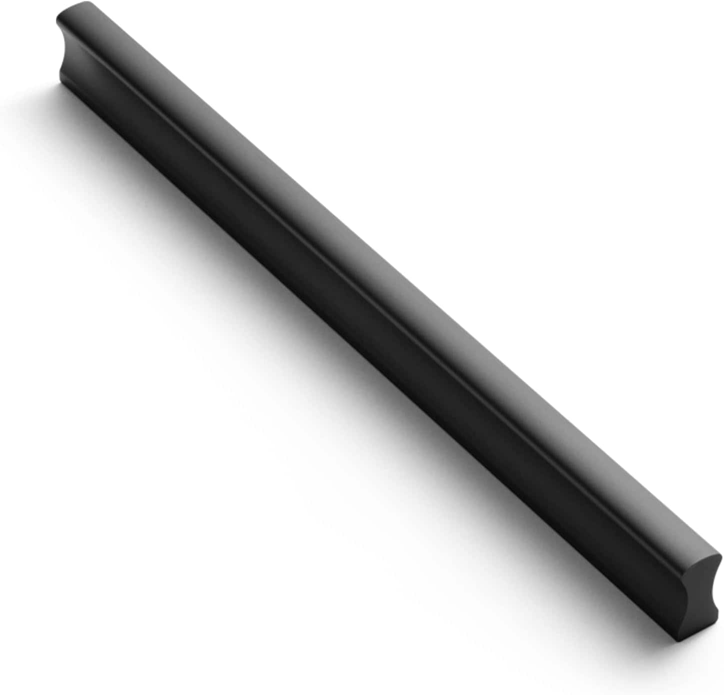 Miaokesen 4410B-160 6-5/16-in , 160mm Center to Center Matte Black Novelty Handle Drawer Pull 12 -Pack