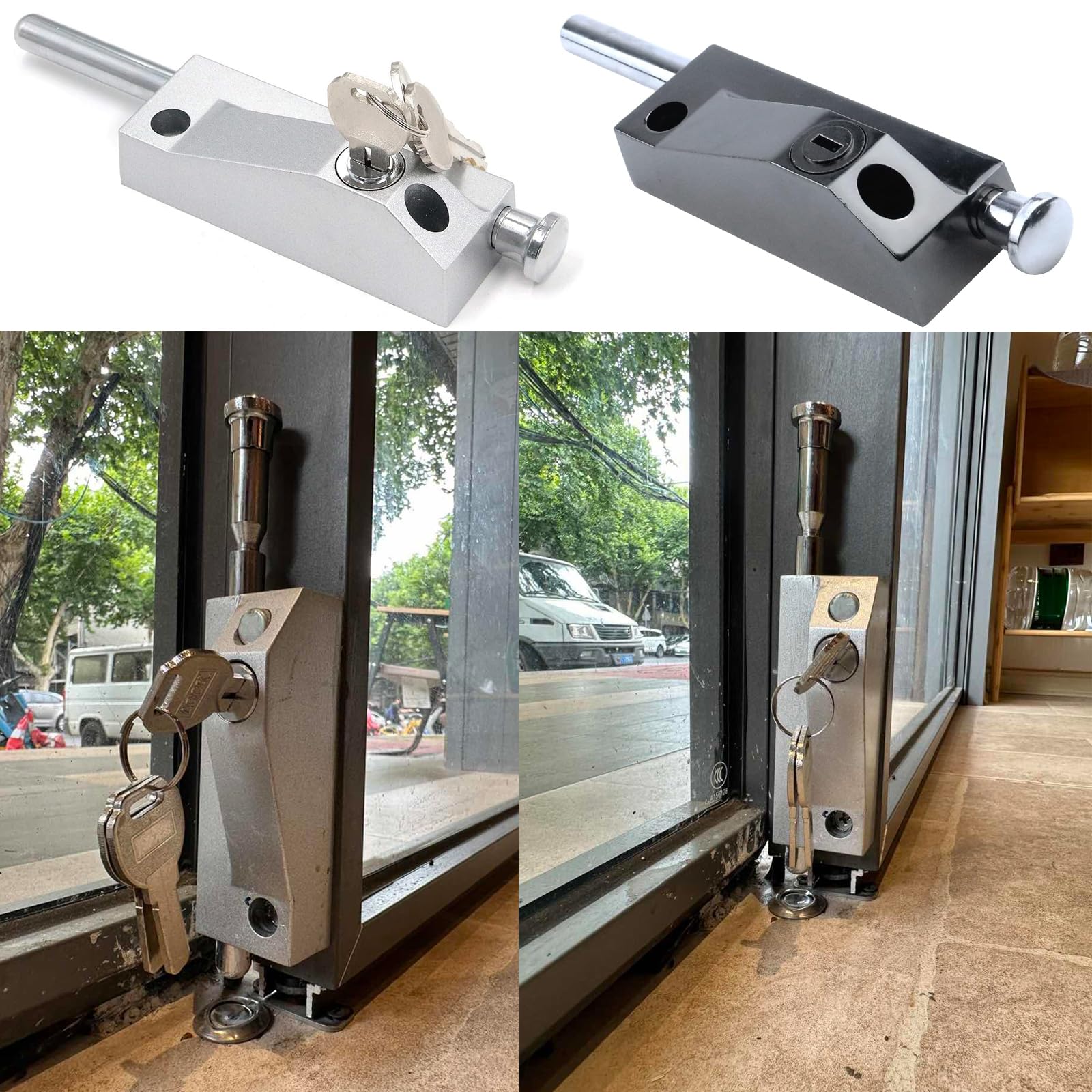 LILILIAN FMY LRO0820E110 Sliding-Patio-Door-Cylinder-Locks - View #4