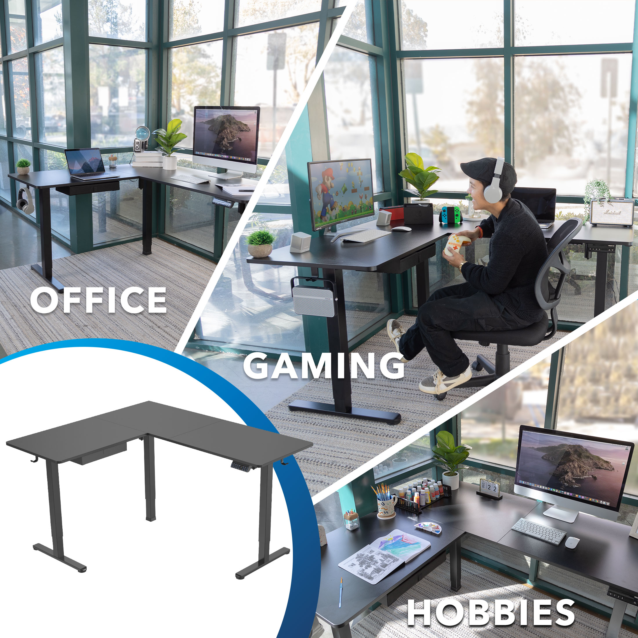 Mount-It! MI-15001 desks - View #3
