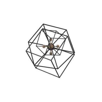 ARTCRAFT Bradgate 60-Watt 22.25-in Matte Black and Harvest Brass Transitional Globe Only ARTCRAFT Bradgate 60-Watt 22.25-in Matte Black and Harvest Brass Transitional Globe Only