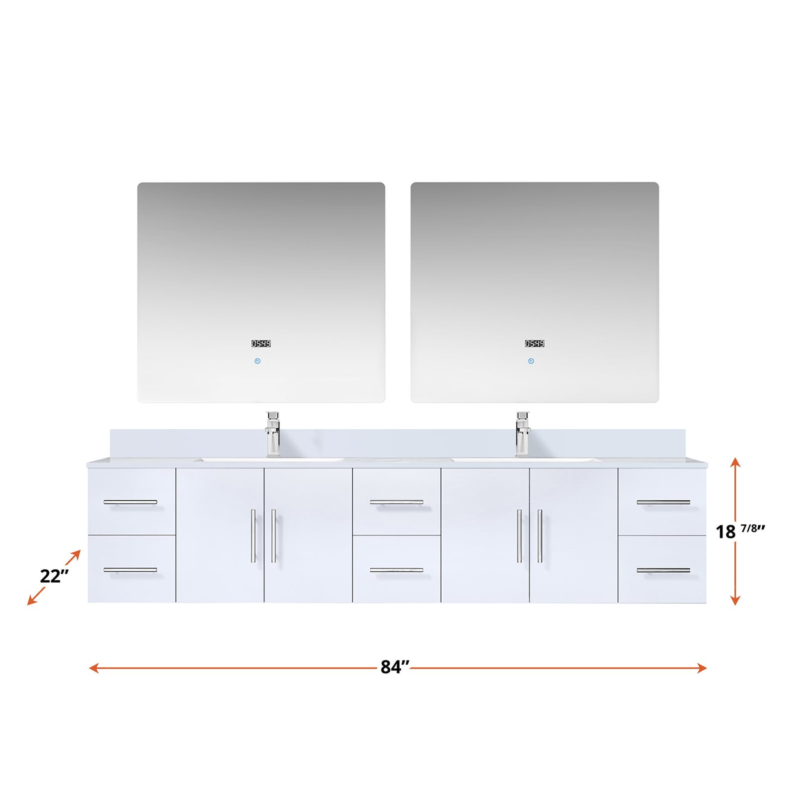 Lexora LVG84DM311 Bath-Vanity-Combo - View #4