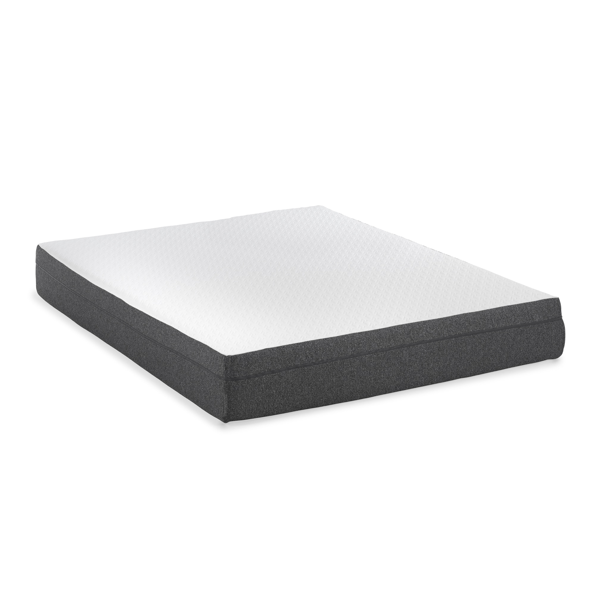 Siavonce XH72045 10-in Plush Queen Gel memory foam Mattress in a Box