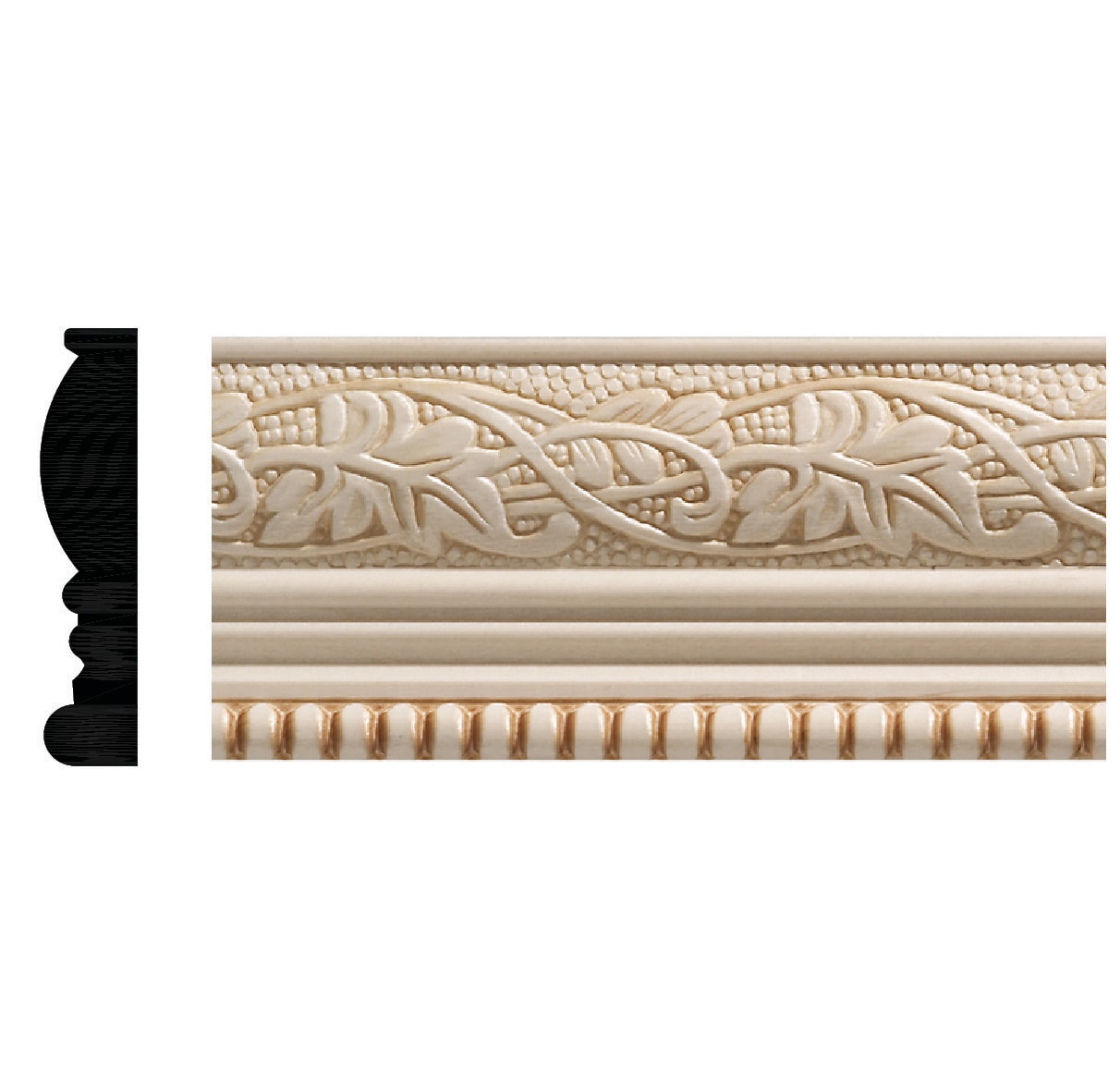 Ornamental Mouldings 1825-4FTWHW Chair-Rail-Moulding - View #3