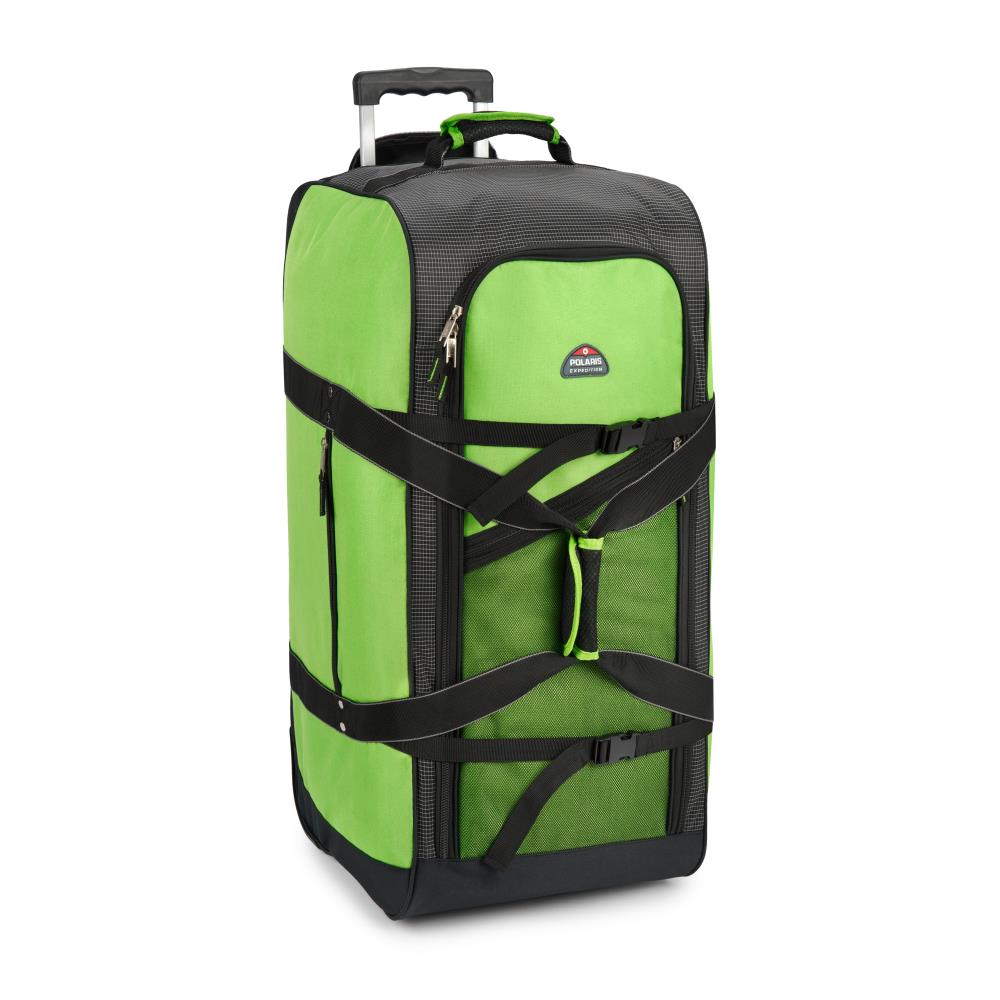 Achim DUFF30GR06 Polaris 14-in x 18-in x 30-in Green Polyester Softshell Duffel Bag (1-Bag)