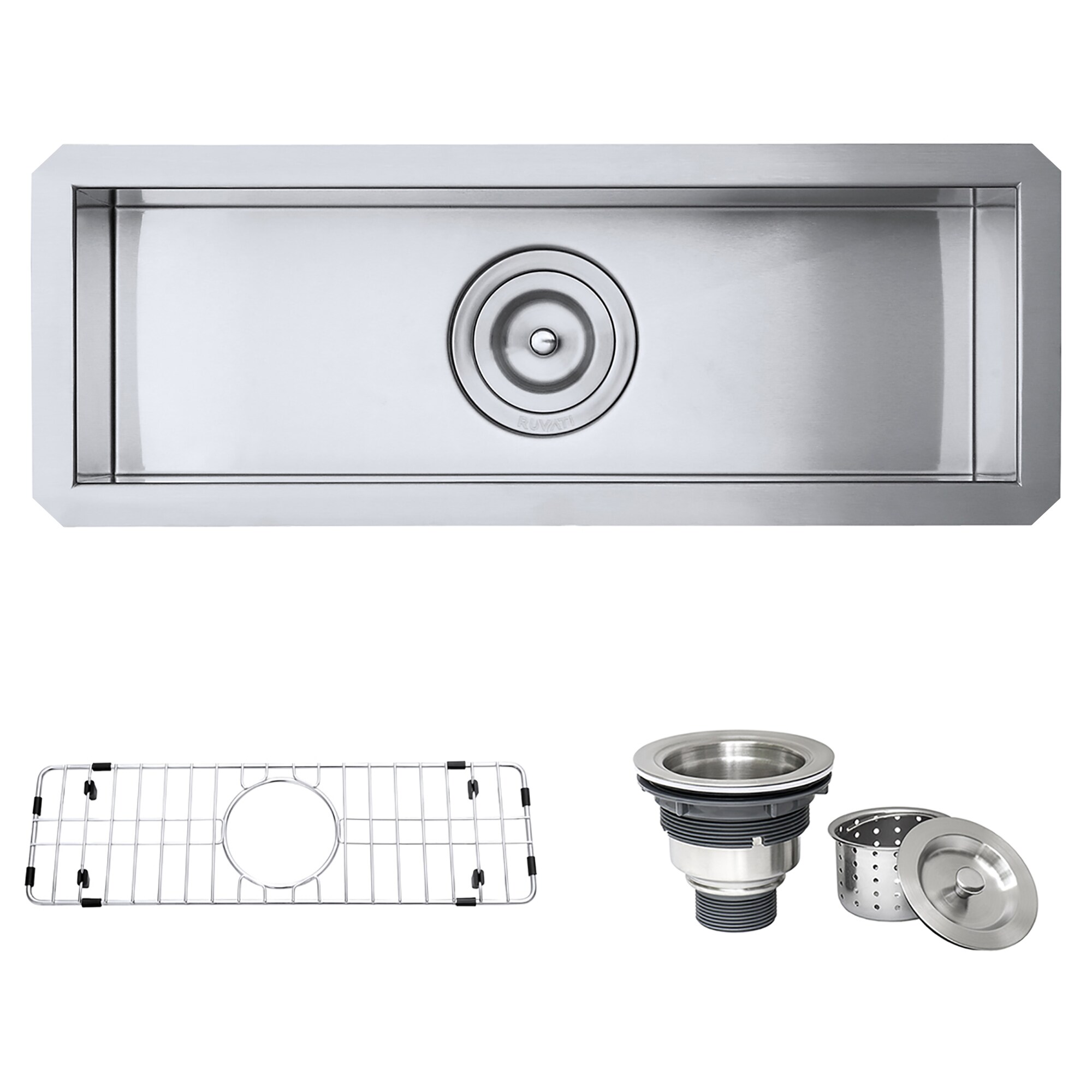 Nesta 23" Stainless Steel Undermount Bar Prep Sink with Satin Finish