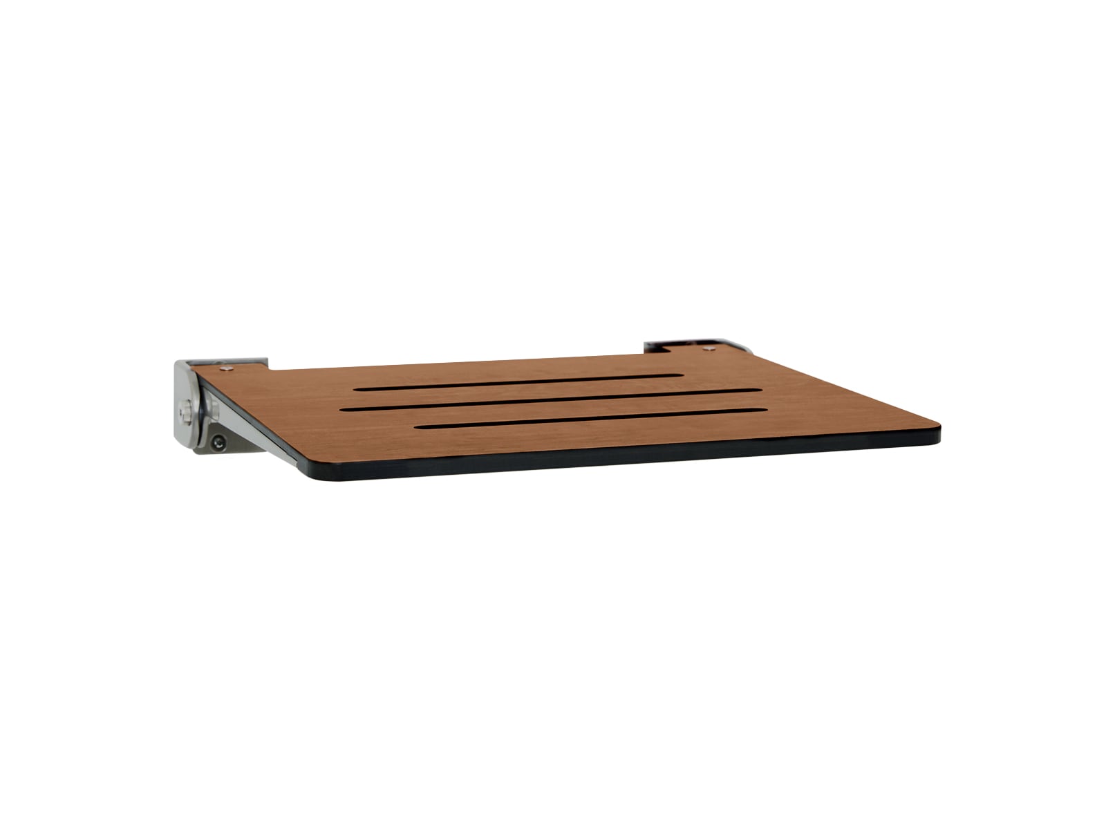 Seachrome SHAFSL-PRTS-SL Rustic Teak Solid surface Wall mount Shower chair ADA Compliant