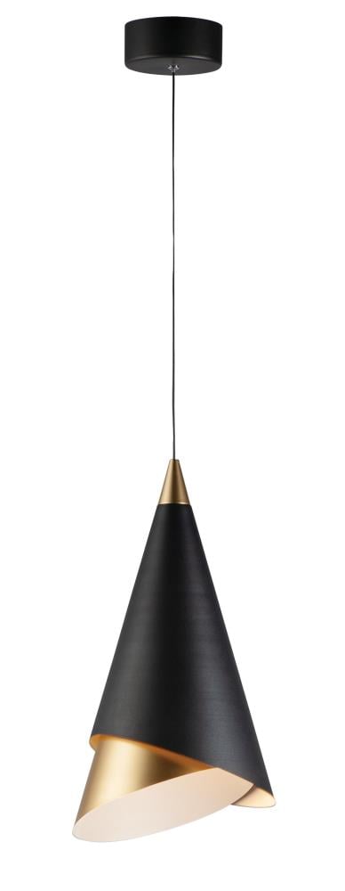 ET2 Mermaid Black/Metallic Gold Modern/Contemporary Cone LED Mini ...