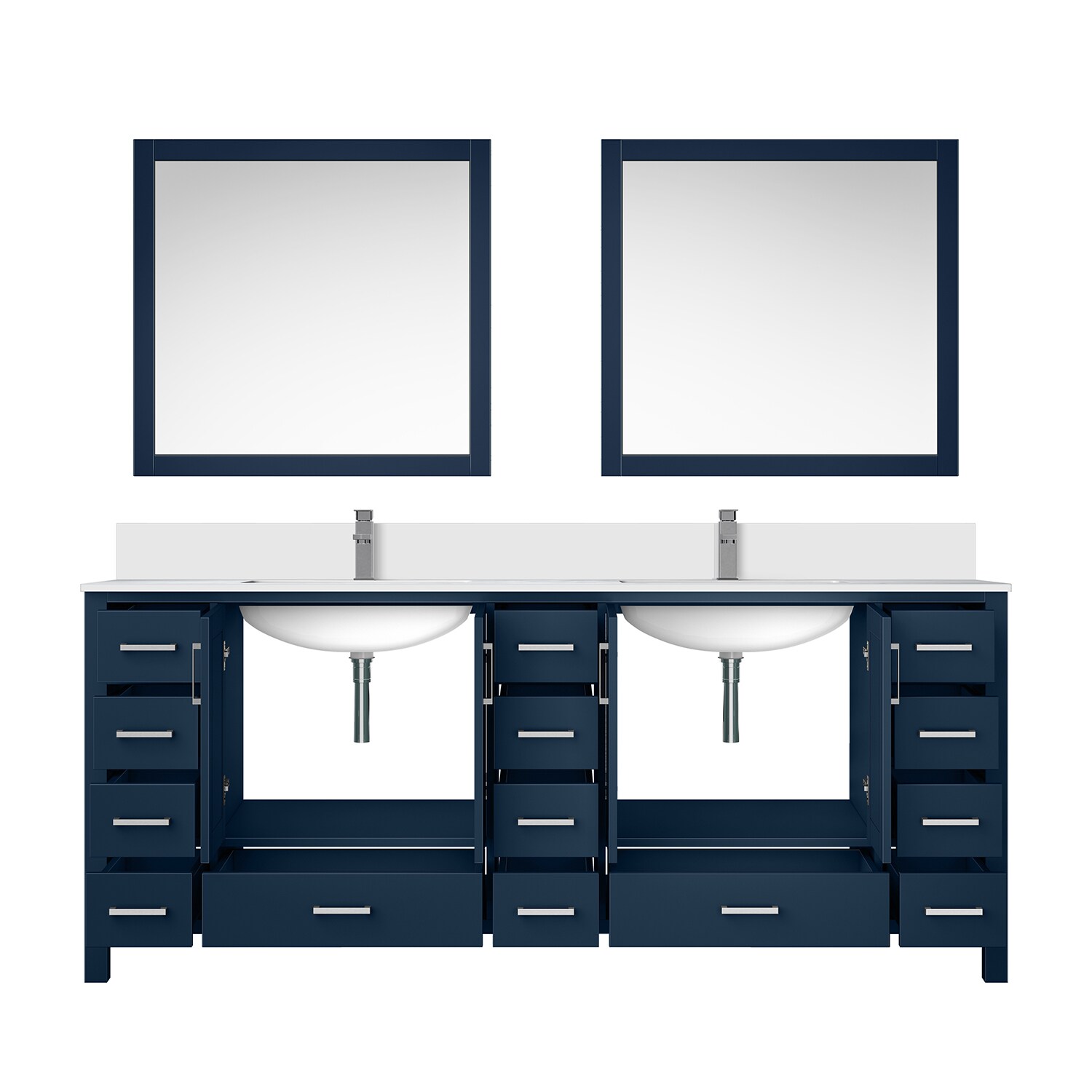 Lexora LJ342284DEWQM34F Bath-Vanity-Combo - View #4