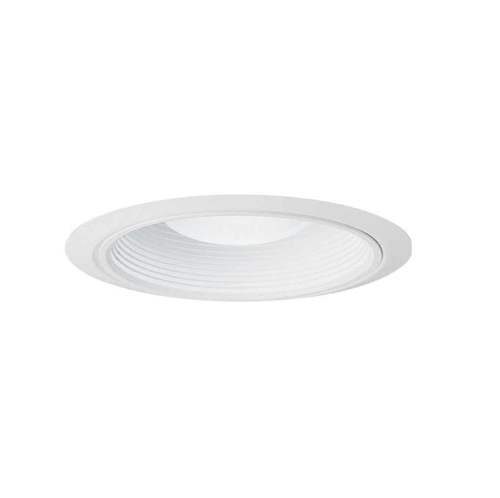 Juno 6-in White Baffle Recessed Light Trim in the Recessed Light