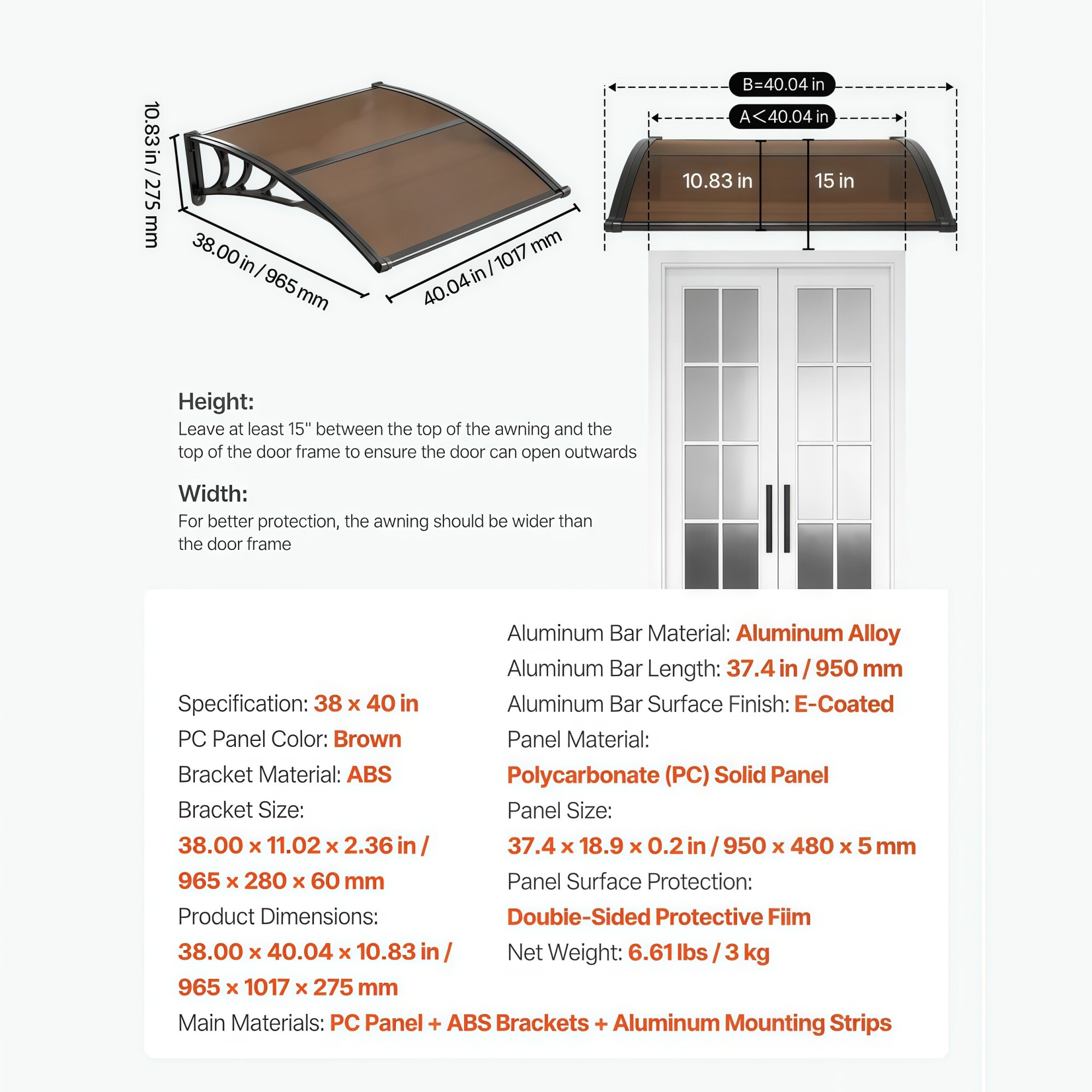 Numhew NH-WILL-0258-WY awnings - View #8