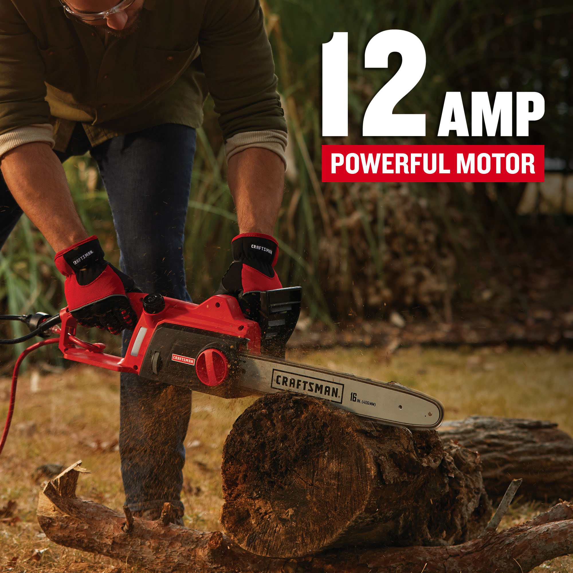 Craftsman 16 In Corded Electric 12 Amp Chainsaw In The Chainsaws Department At 2174