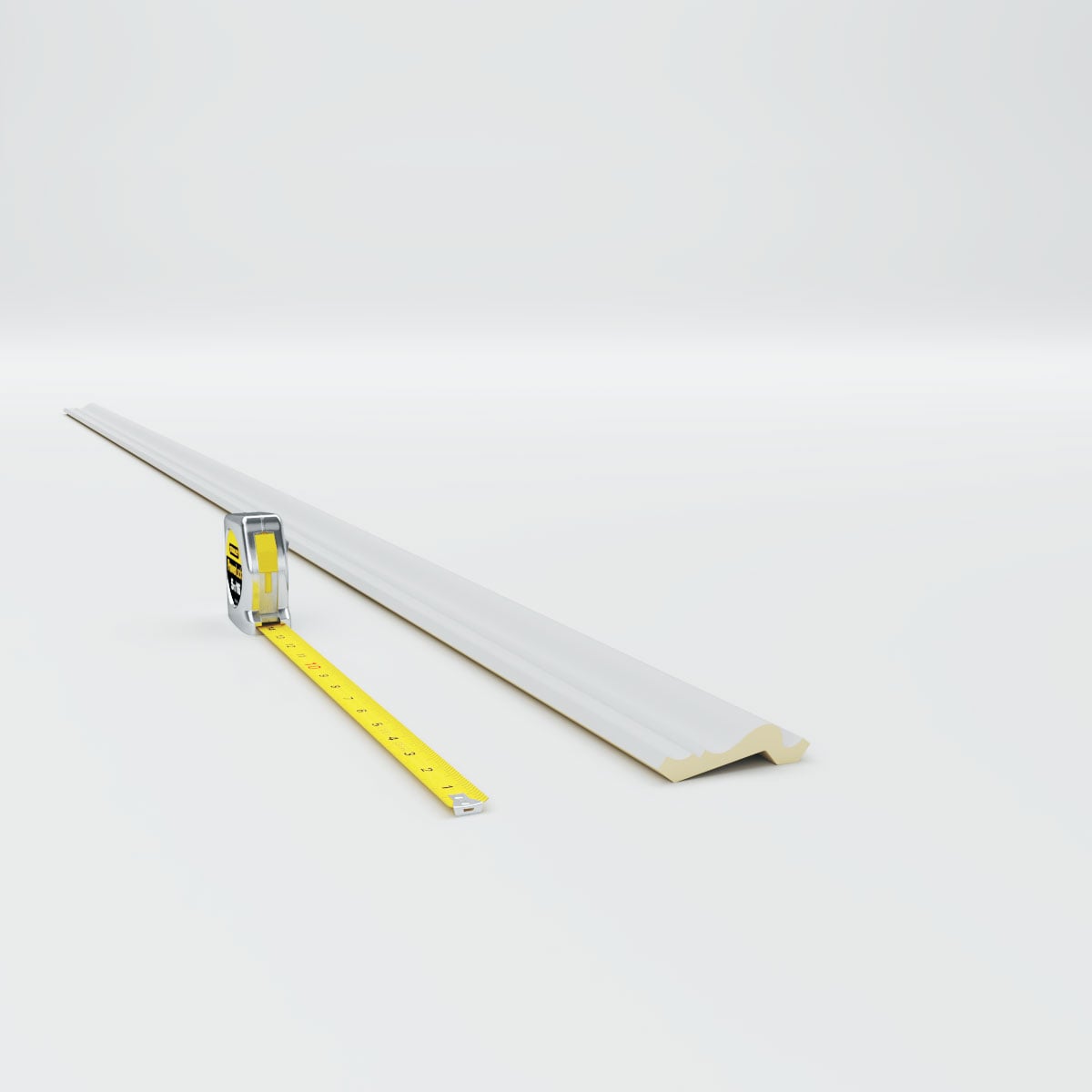 Anthony Smooth White Polyurethane Crown Moulding 94.5"