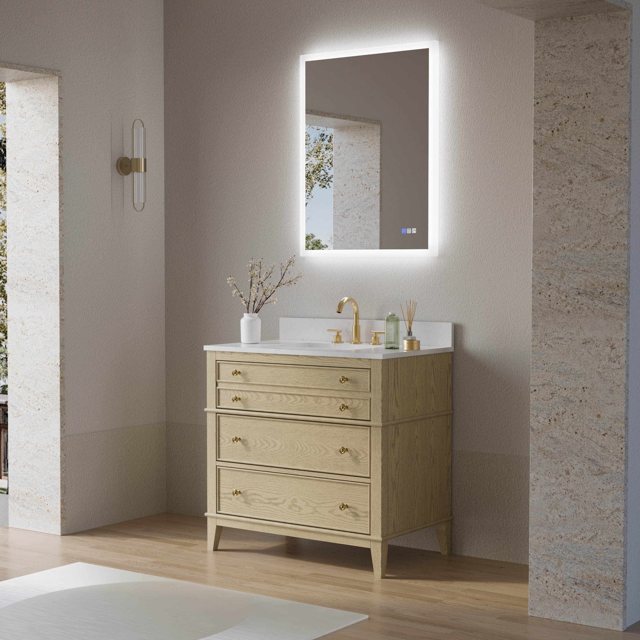 WELLFOR W7MRL2836 Framed-Bath-Mirrors - View #14