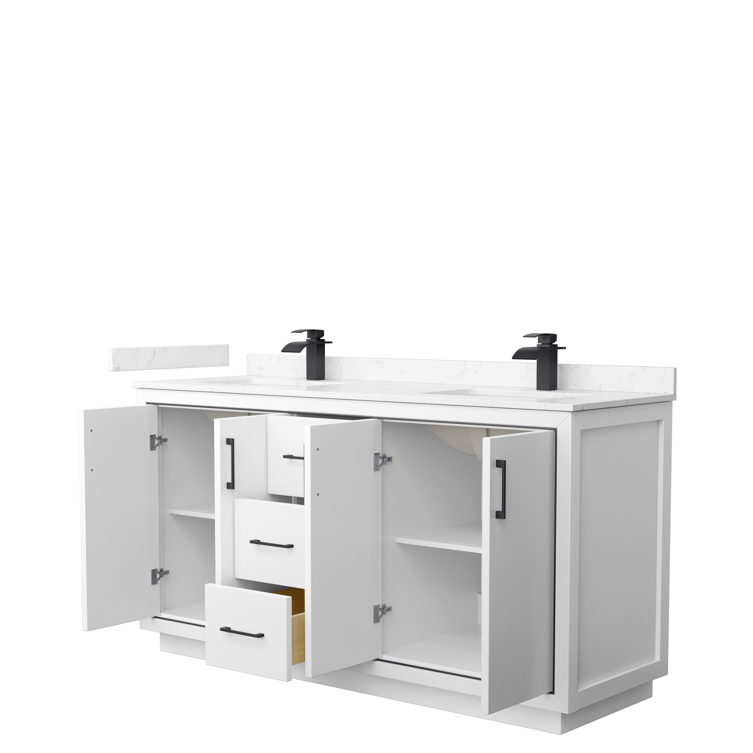 Wyndham Collection WCF111166DWBC2UNSMXX Bath-Vanity-Combo - View #2