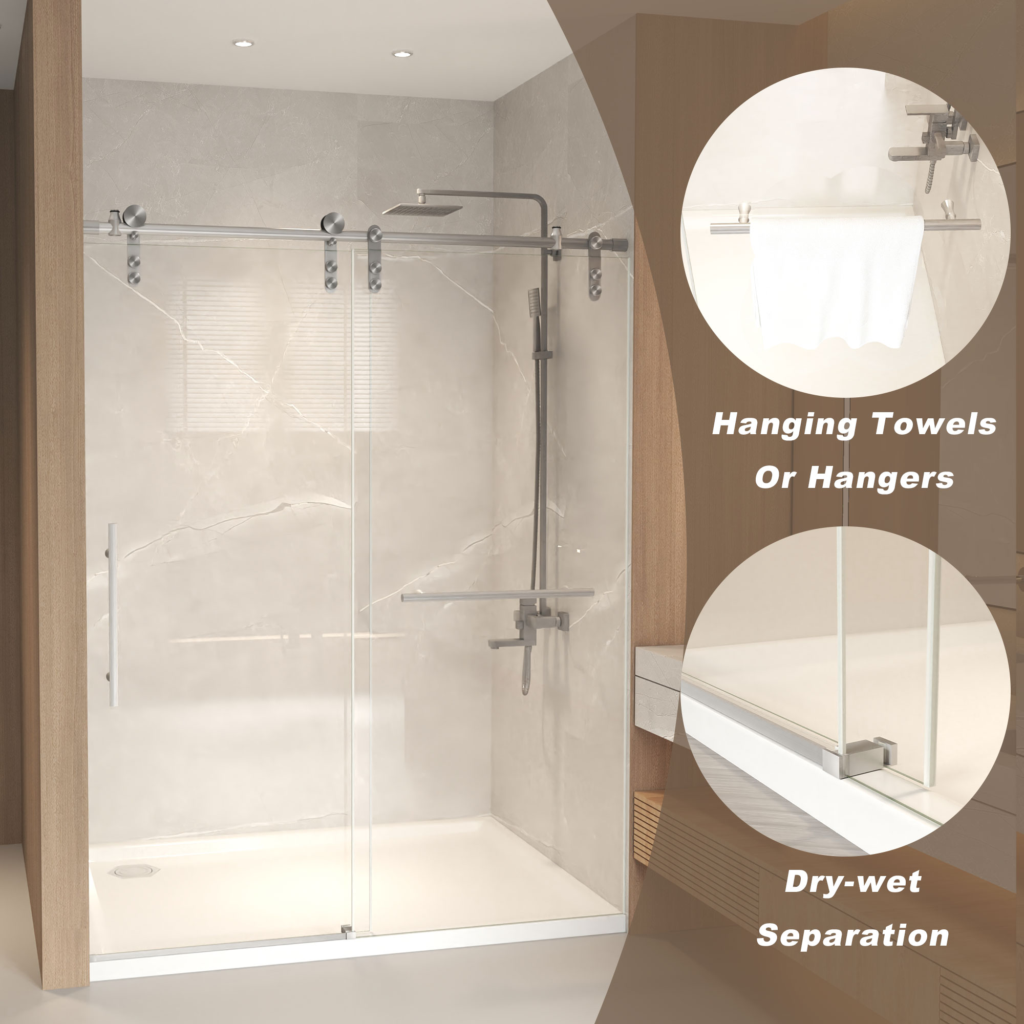 LIVIZA GBW5472BN-05 Shower-Doors - View #7