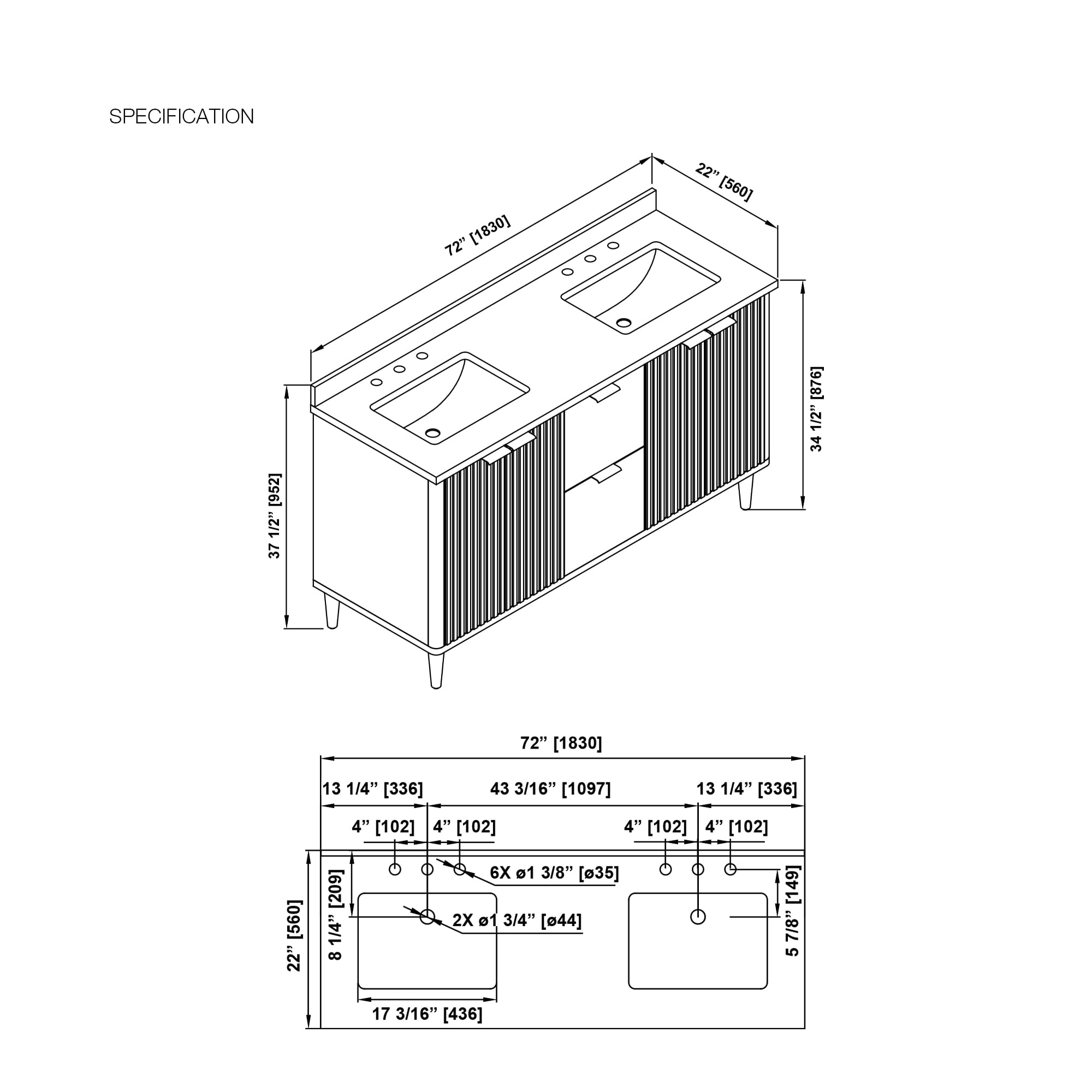 OVE Decors 15VVA-BERK72-174 Bath-Vanity-Combo - View #17