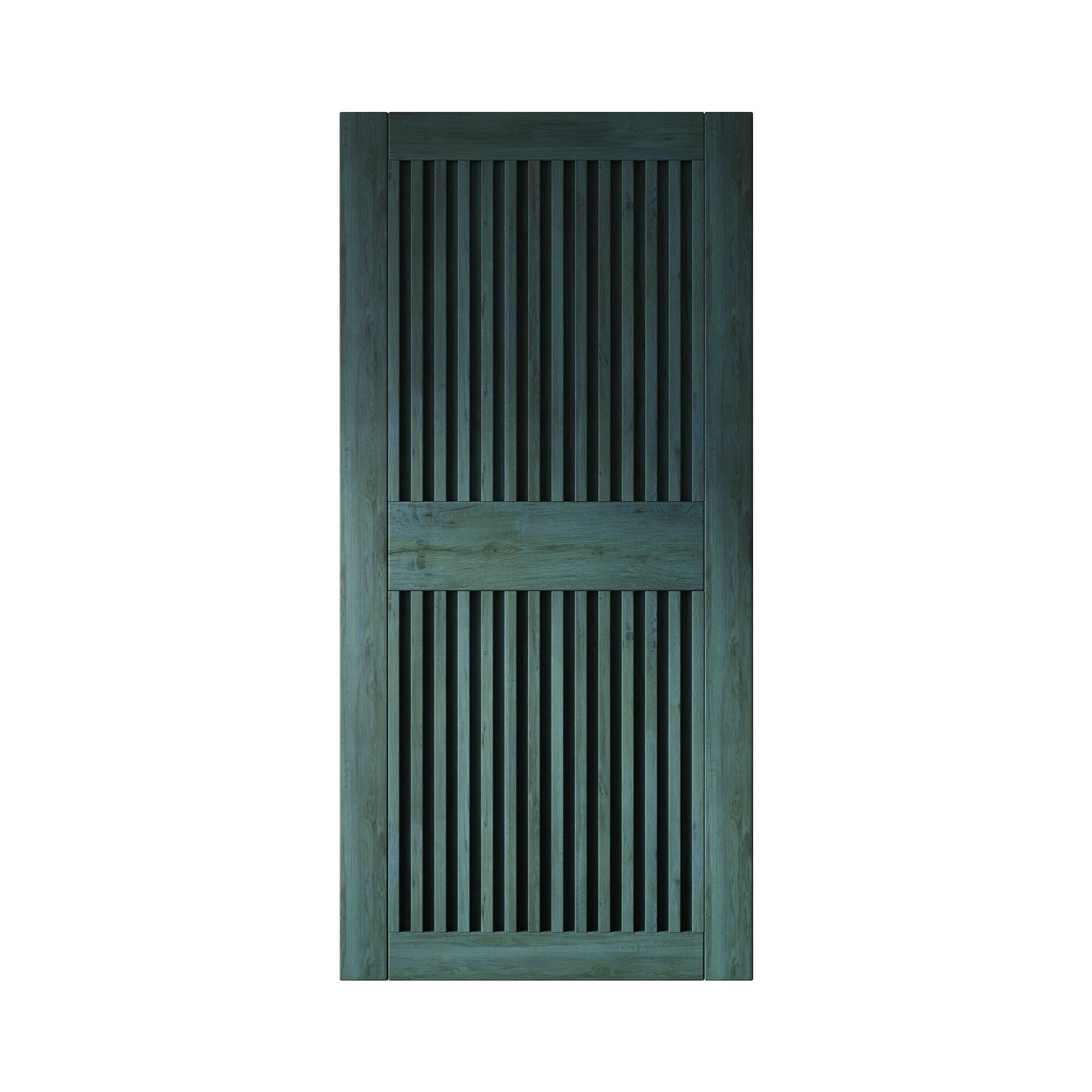 HOMACER - Single 36-in x 84-in Royal Pine Pine Wood Solid core Sliding Barn Door (Hardware Not In...